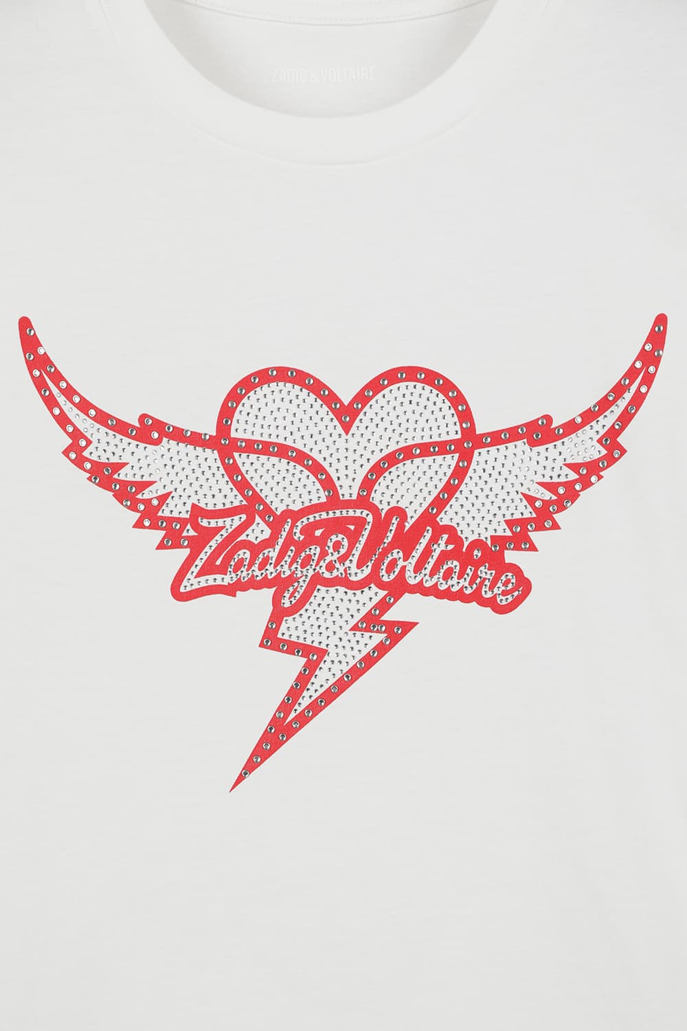Edwin Heart Wings Strass T-shirt
