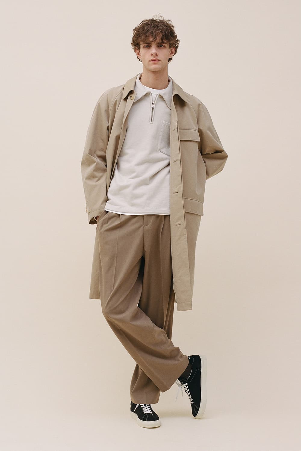 ATLANTIQUE 소가죽 스웨이드 스니커즈