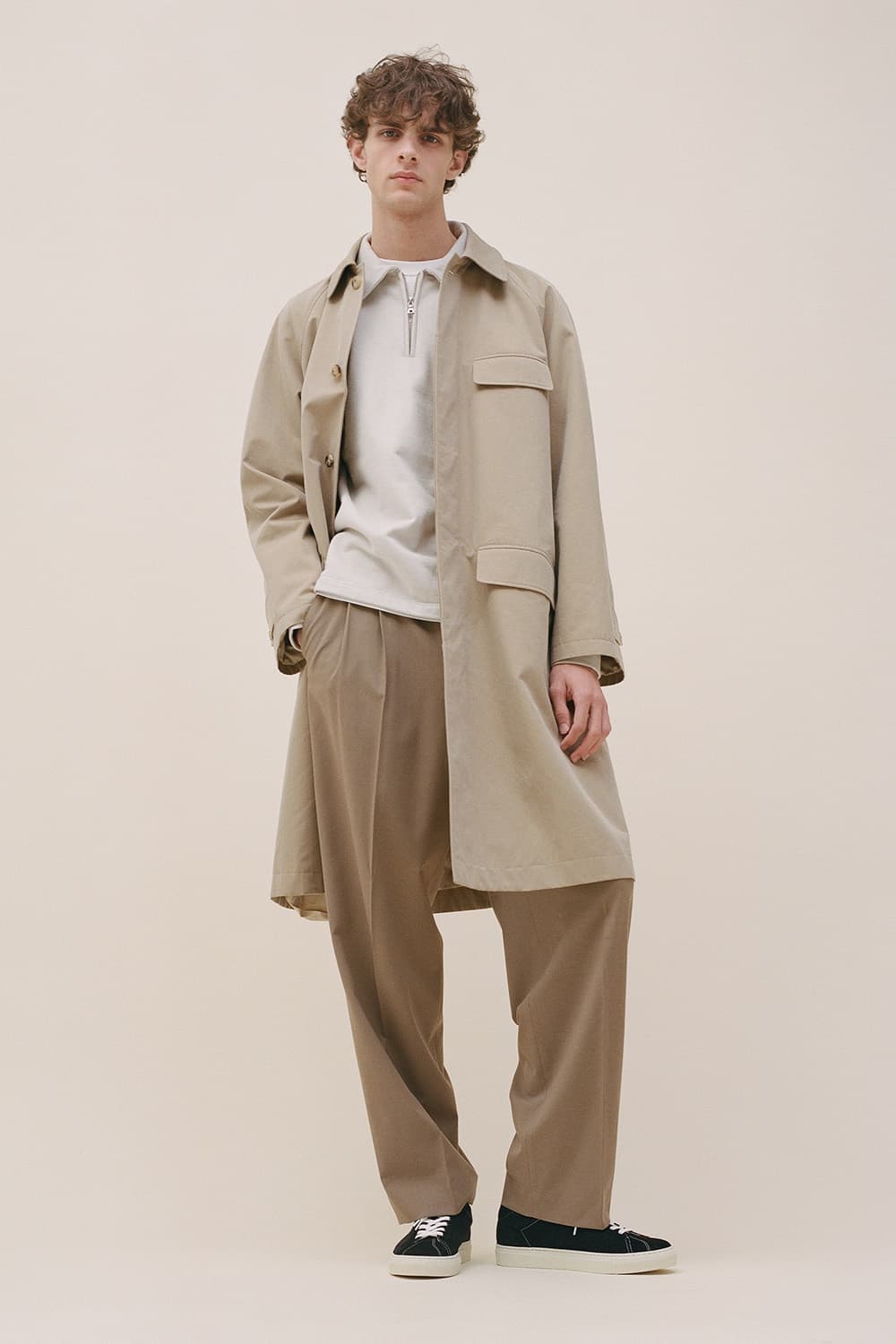 ATLANTIQUE 소가죽 스웨이드 스니커즈