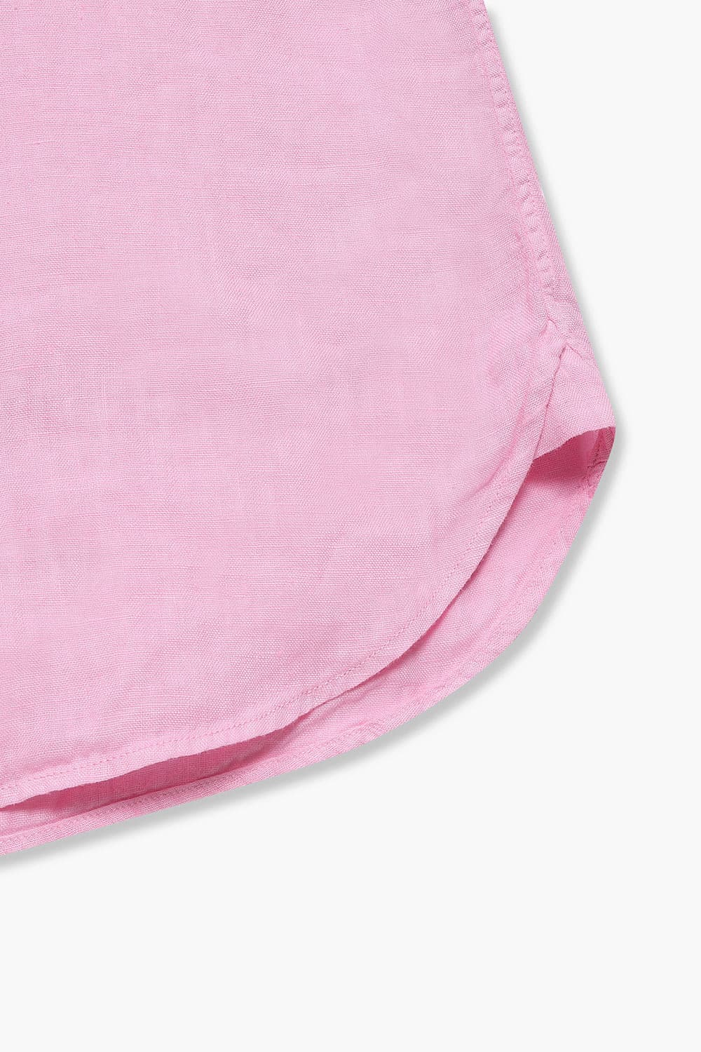 린넨 베이직 107 핑크 셔츠