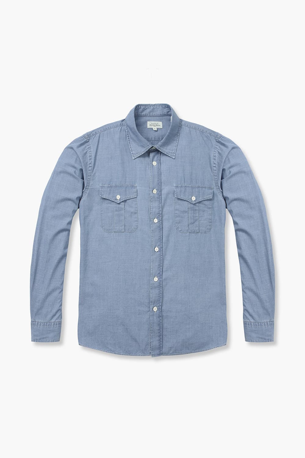 면 100 PATROL 셔츠 블루 QE4SMHTSH003Q62