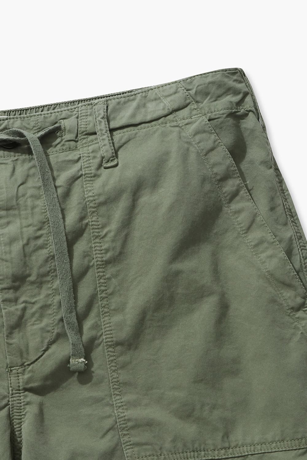 면 100 FATIGUE 반바지 그린 QE4SMHTPT013Q77