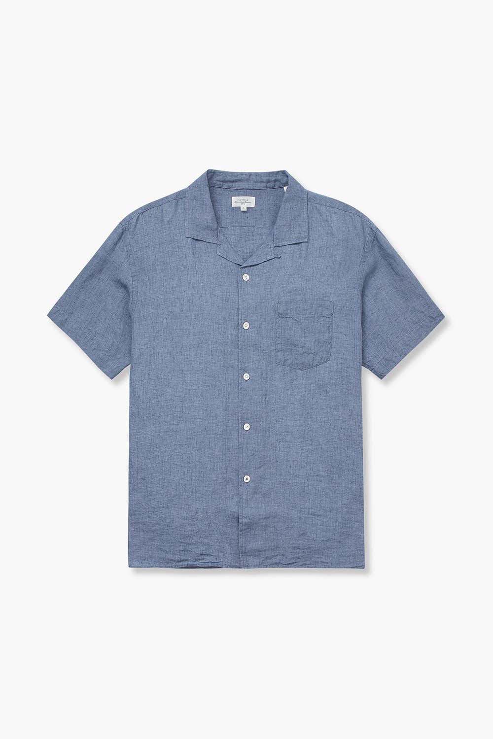 린넨 포켓 테일러드 카라 반소매 셔츠 BB14017 01