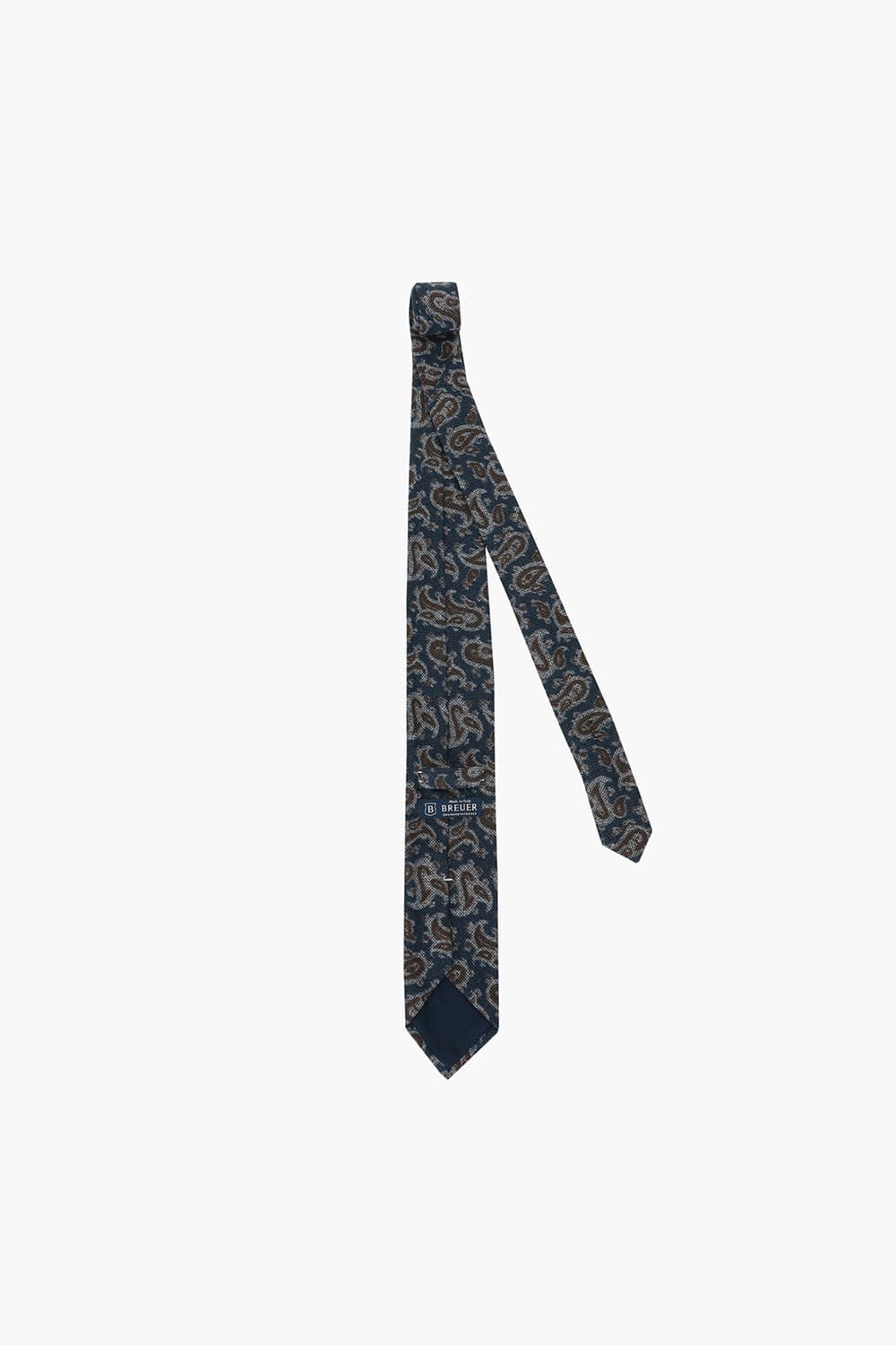 네이비 울 실크 믹스 넥타이 RD8FMBBTI107R65