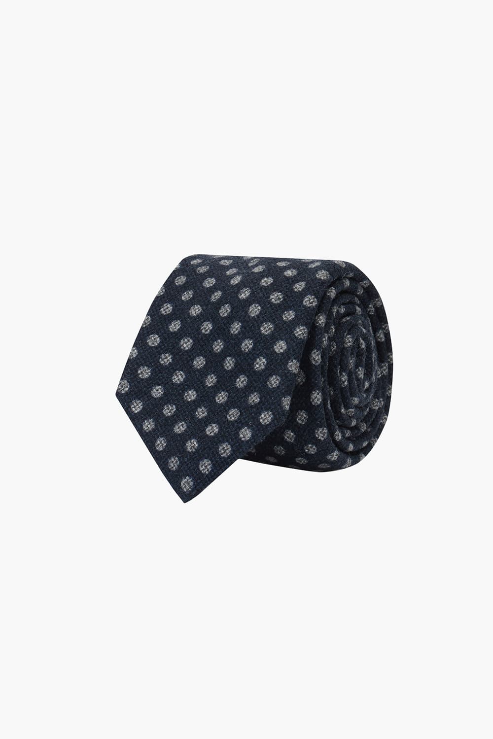 네이비 울 실크 믹스 넥타이 RD8FMBBTI105R65