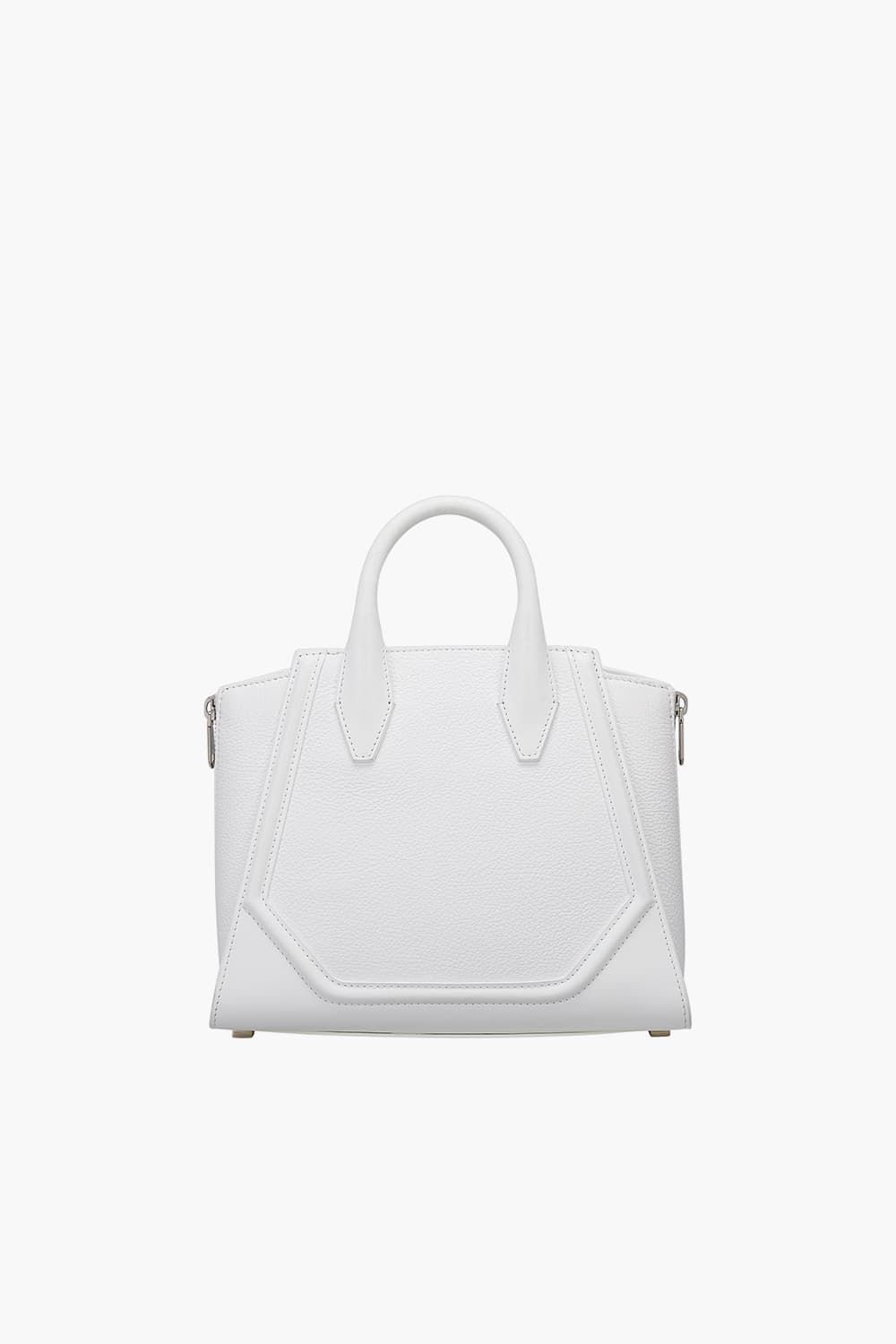 24 리비에라 스몰 토트백 화이트/실버 N1RV261WH1