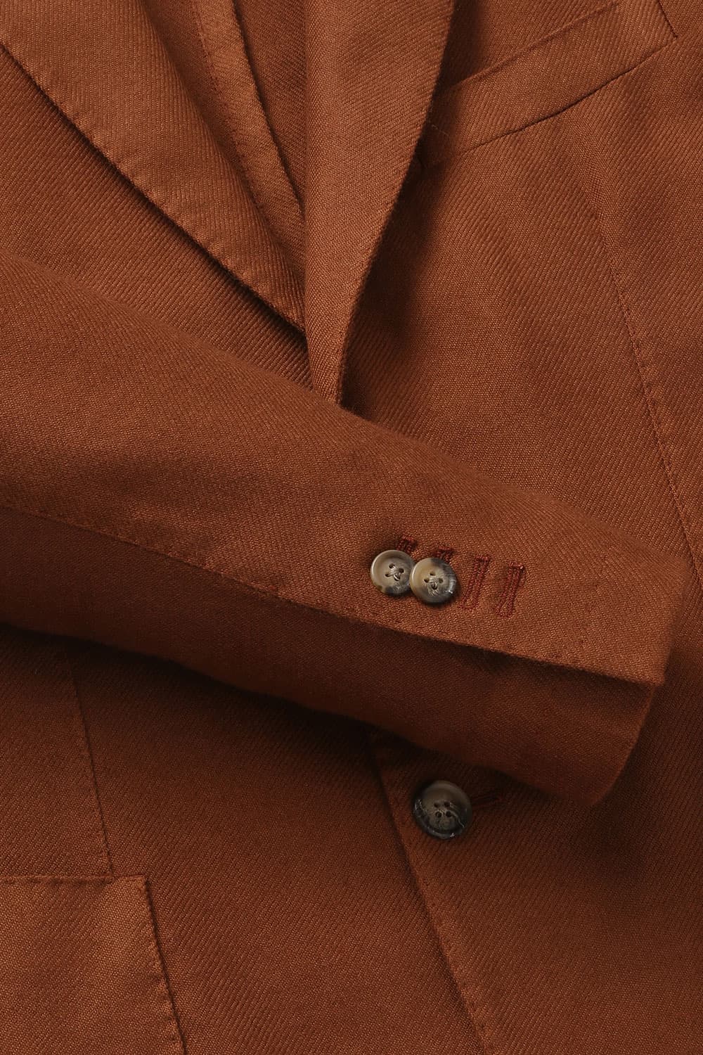 트윌 솔리드 울 자켓 브라운 RE4SMBAJA901R85