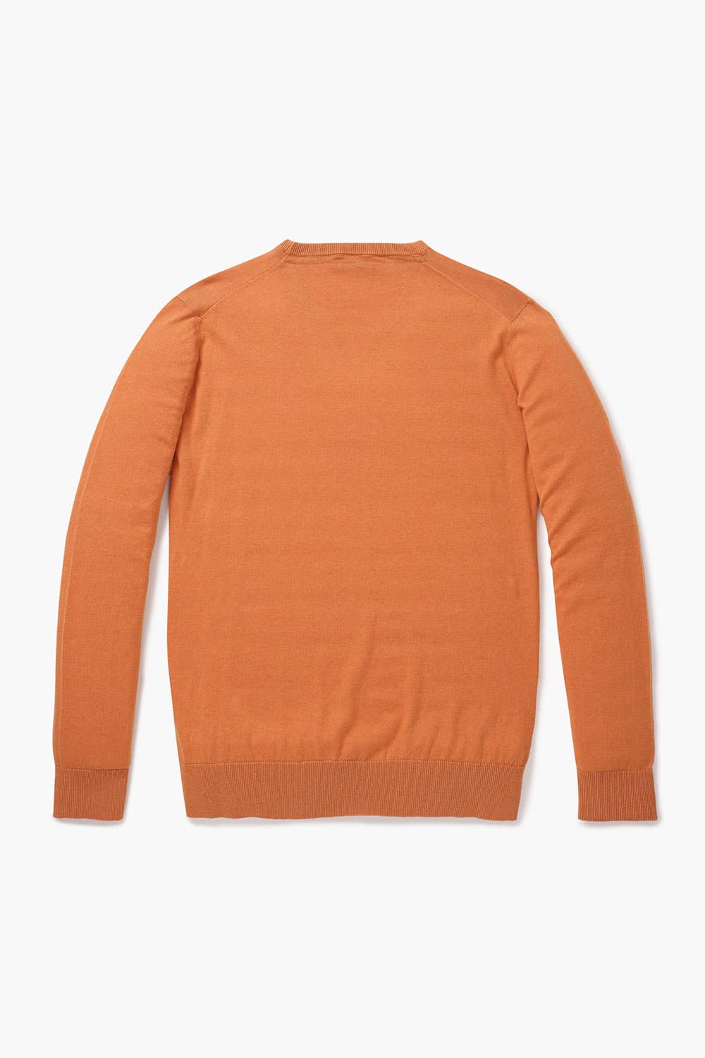 코튼 솔리드 라운드 니트 오렌지 RE4SMBAKN101R40
