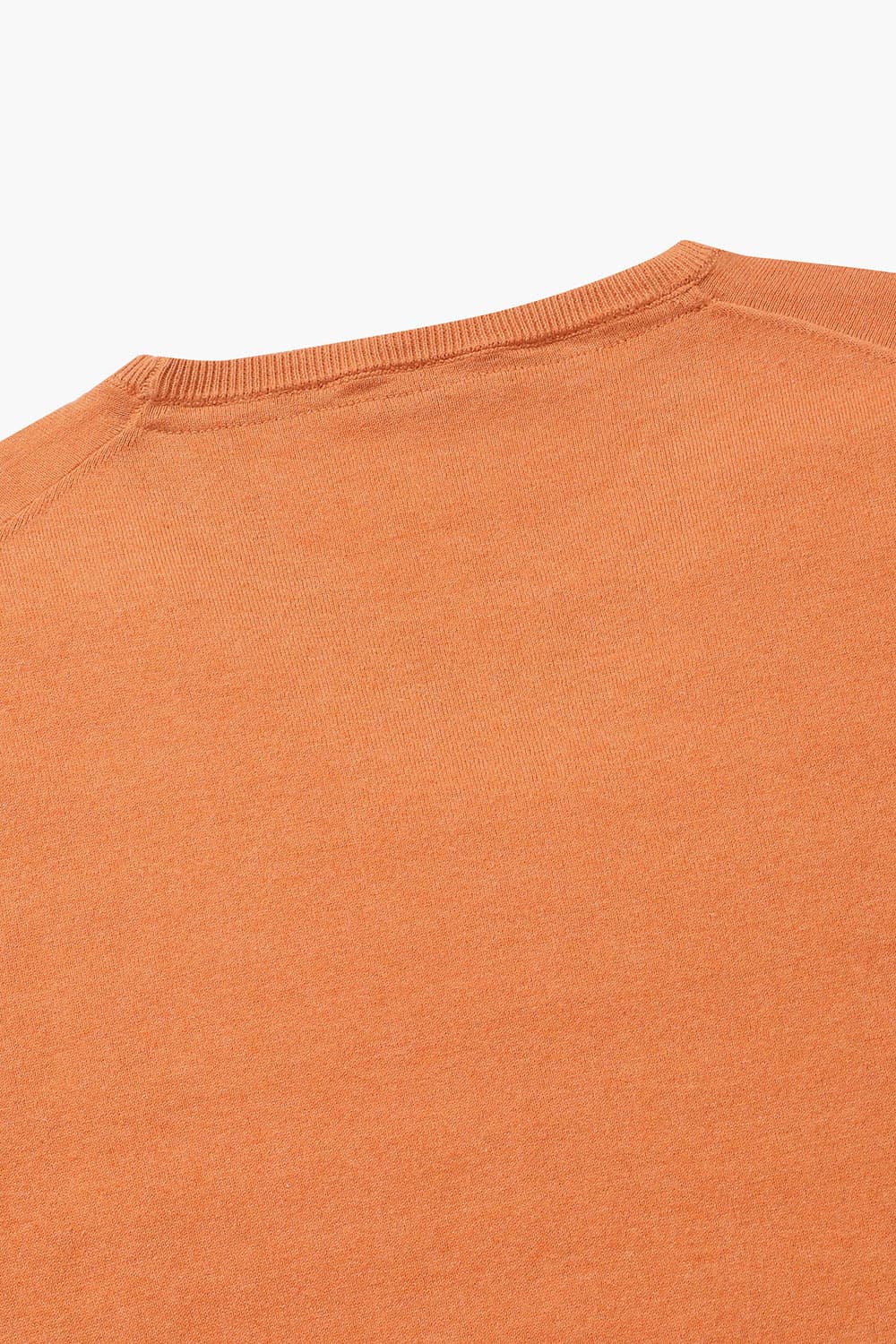 코튼 솔리드 라운드 니트 오렌지 RE4SMBAKN101R40