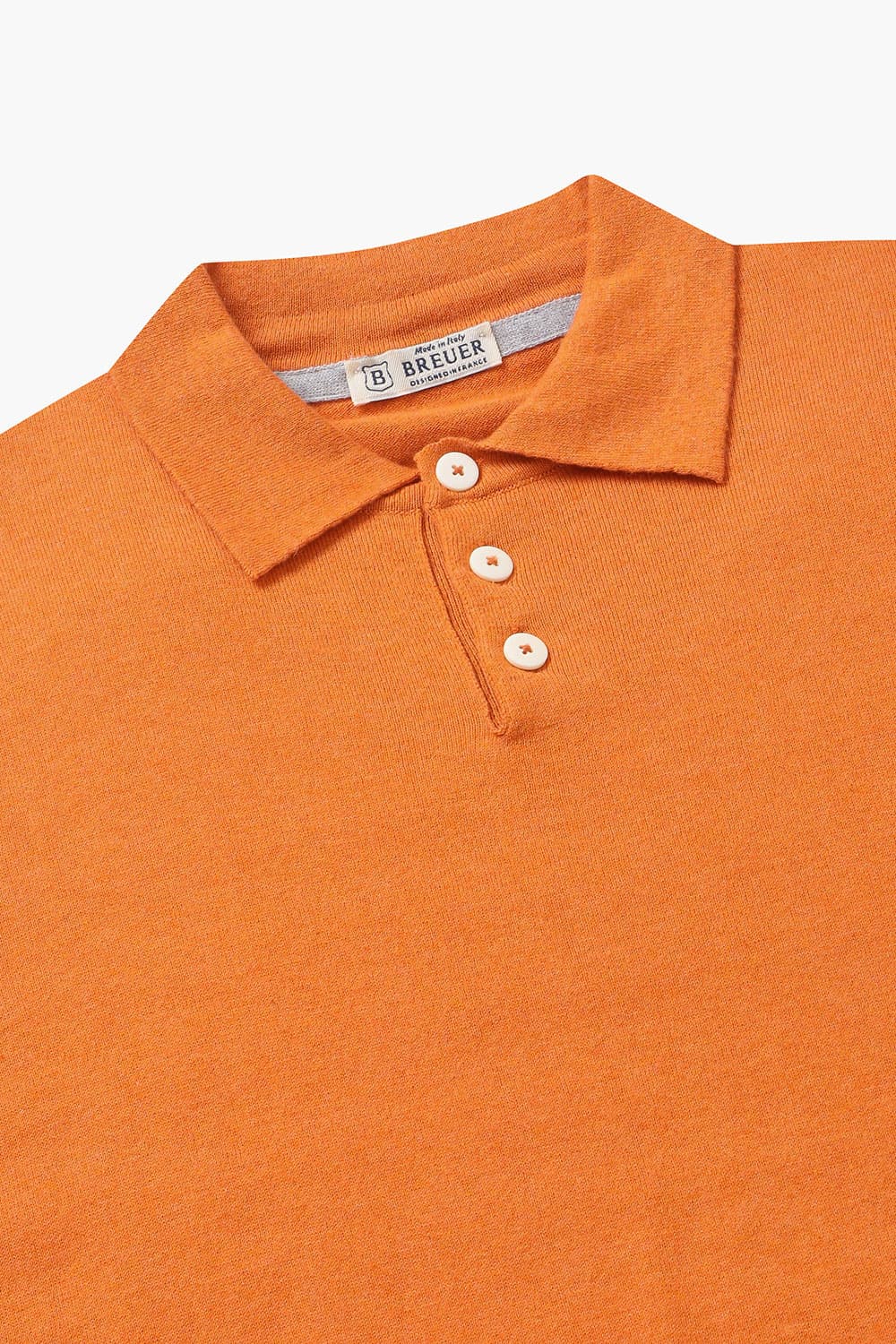 코튼 솔리드 폴로 반소매 니트 오렌지 RE4SMBAKN502R40