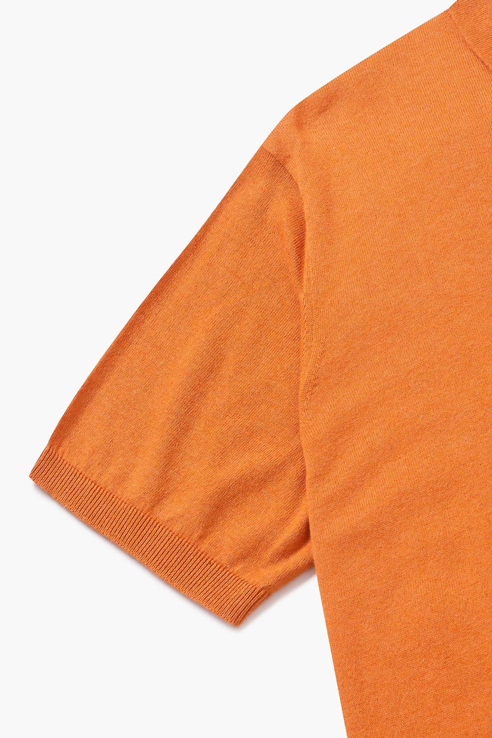 코튼 솔리드 폴로 반소매 니트 오렌지 RE4SMBAKN502R40