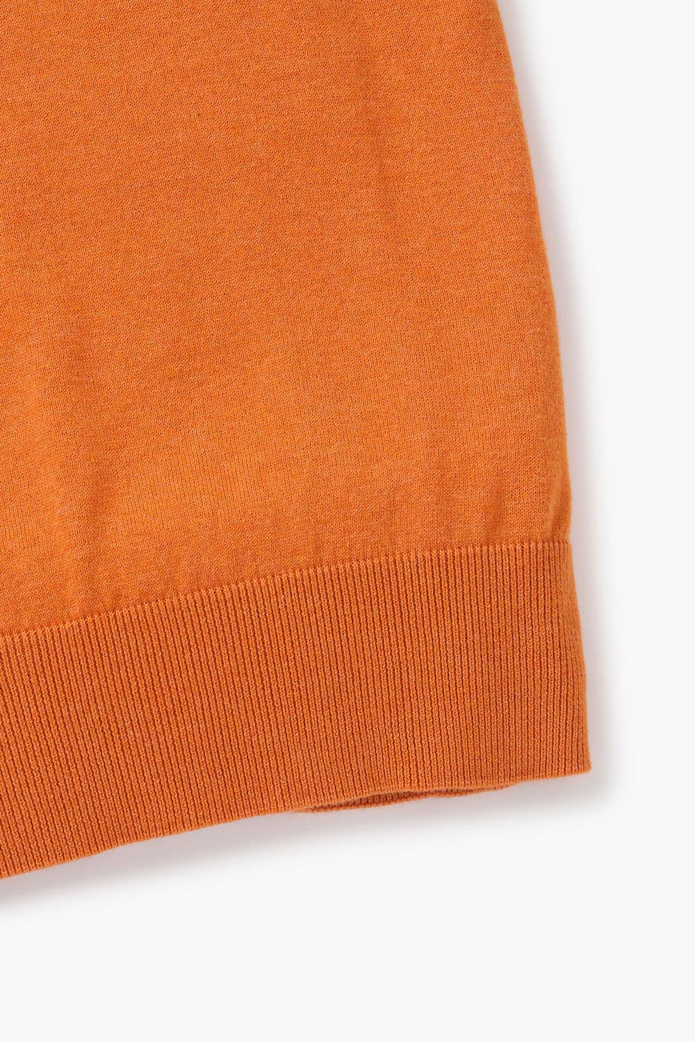 코튼 솔리드 폴로 반소매 니트 오렌지 RE4SMBAKN502R40