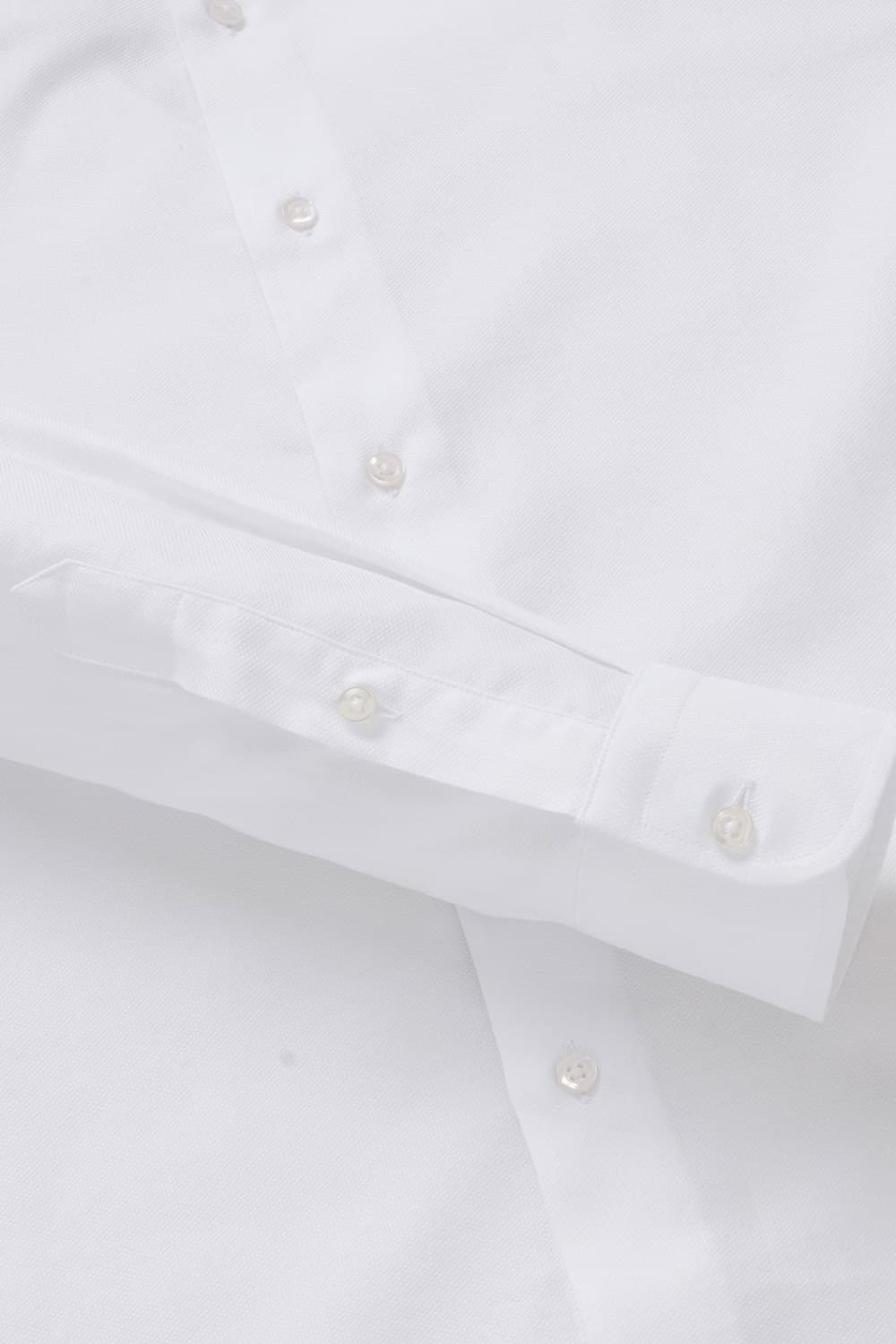 코튼 솔리드 도비 셔츠 화이트 RE4SMBASH802R01