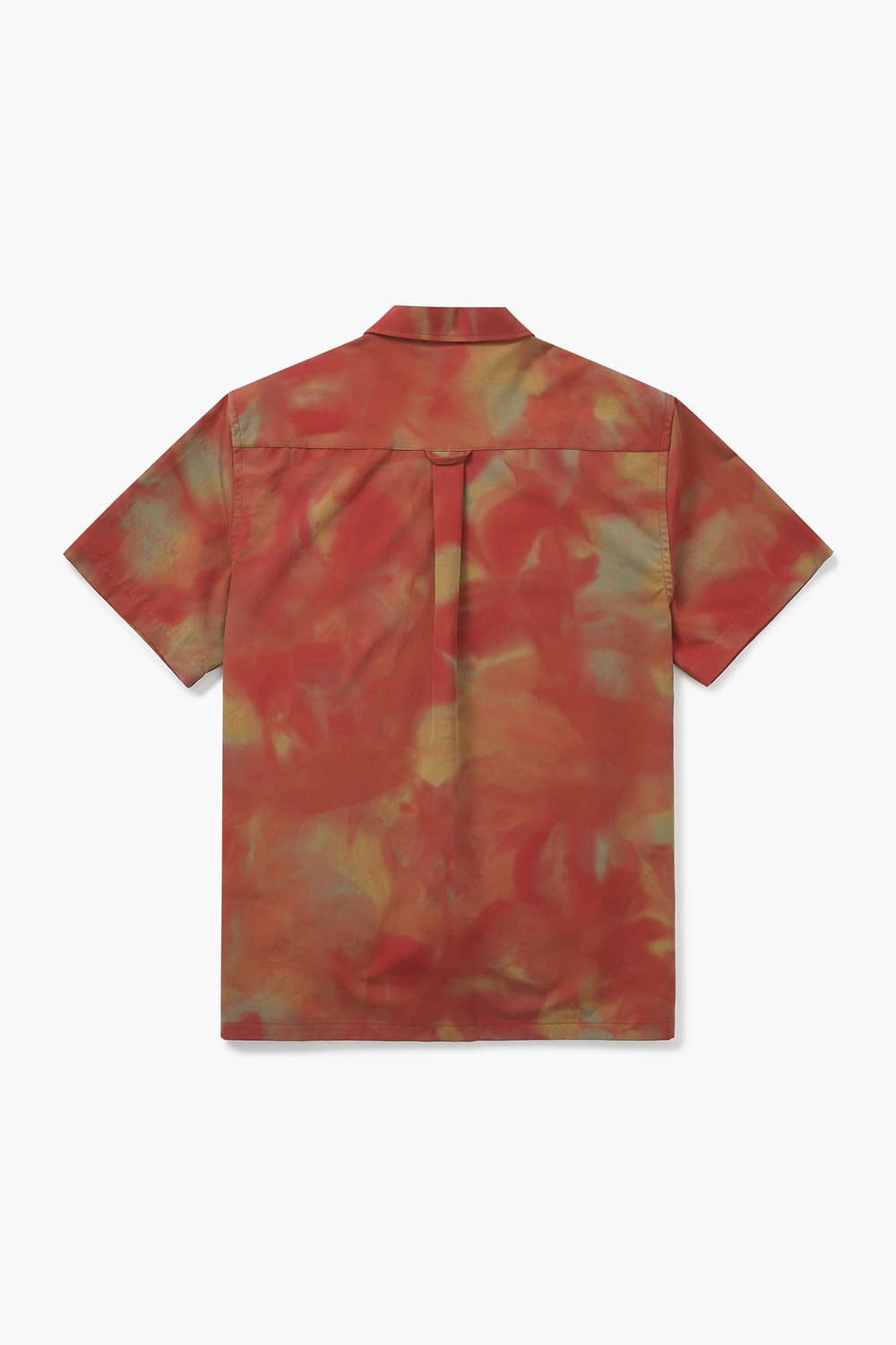 코튼 타이다이 캠프 카라 반소매 셔츠 CH27 TIE-DYE SNR