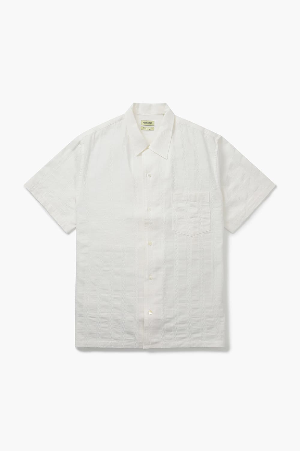 린넨 혼방 캠프 카라 반소매 셔츠 CH27 JP OWH