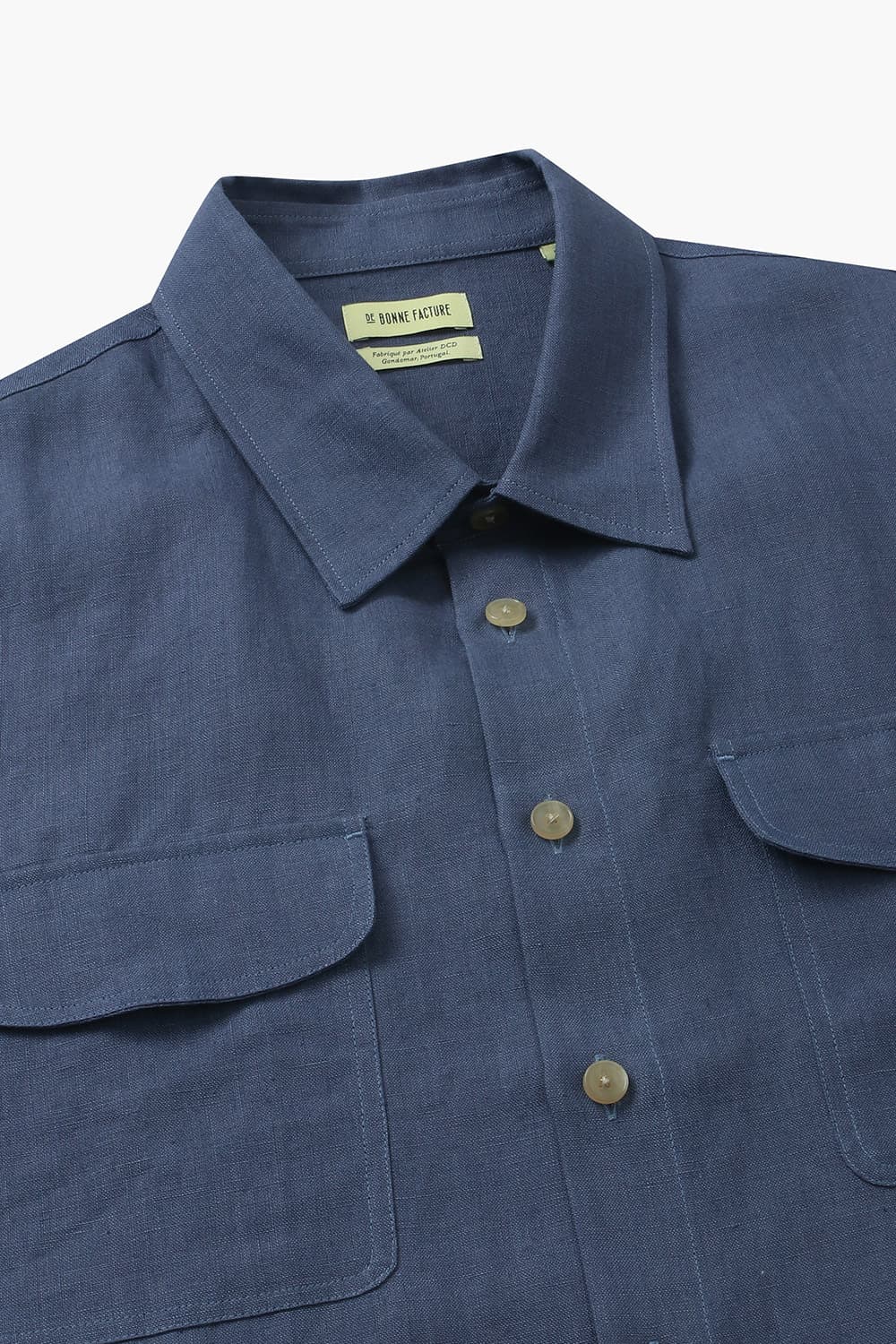 TWO POCKET OVER 린넨 셔츠 QE4SMDBSH006Q64