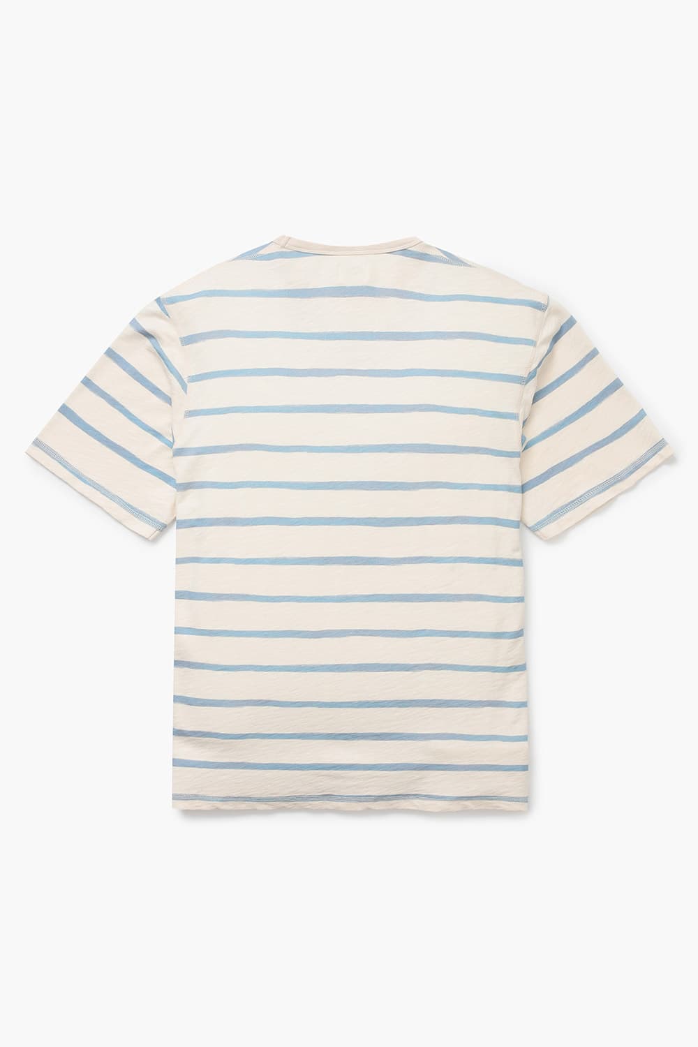 코튼 스트라이프 포켓 크루넥 반소매 티셔츠 BB81306 01
