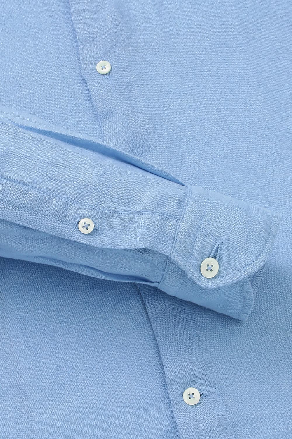 린넨 100 BEAULIEU 셔츠 라이트 블루 RE4SMBASH307R64