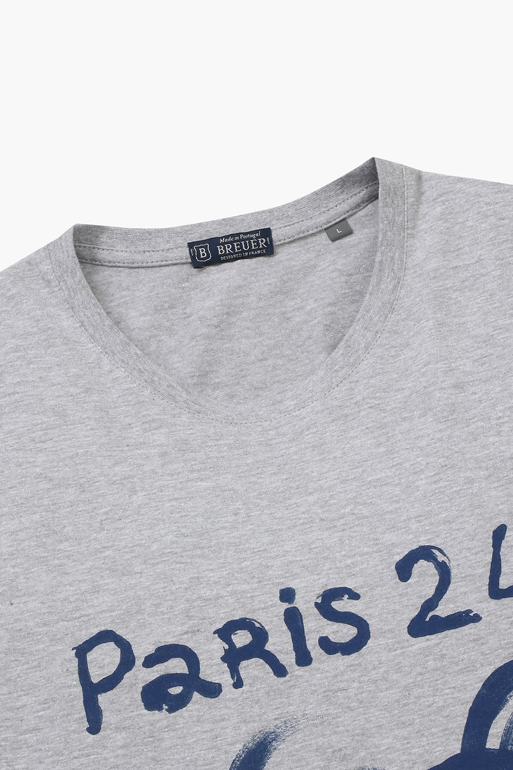 코튼 100 PARIS24 티셔츠 그레이 RE4SMBAPO517R92