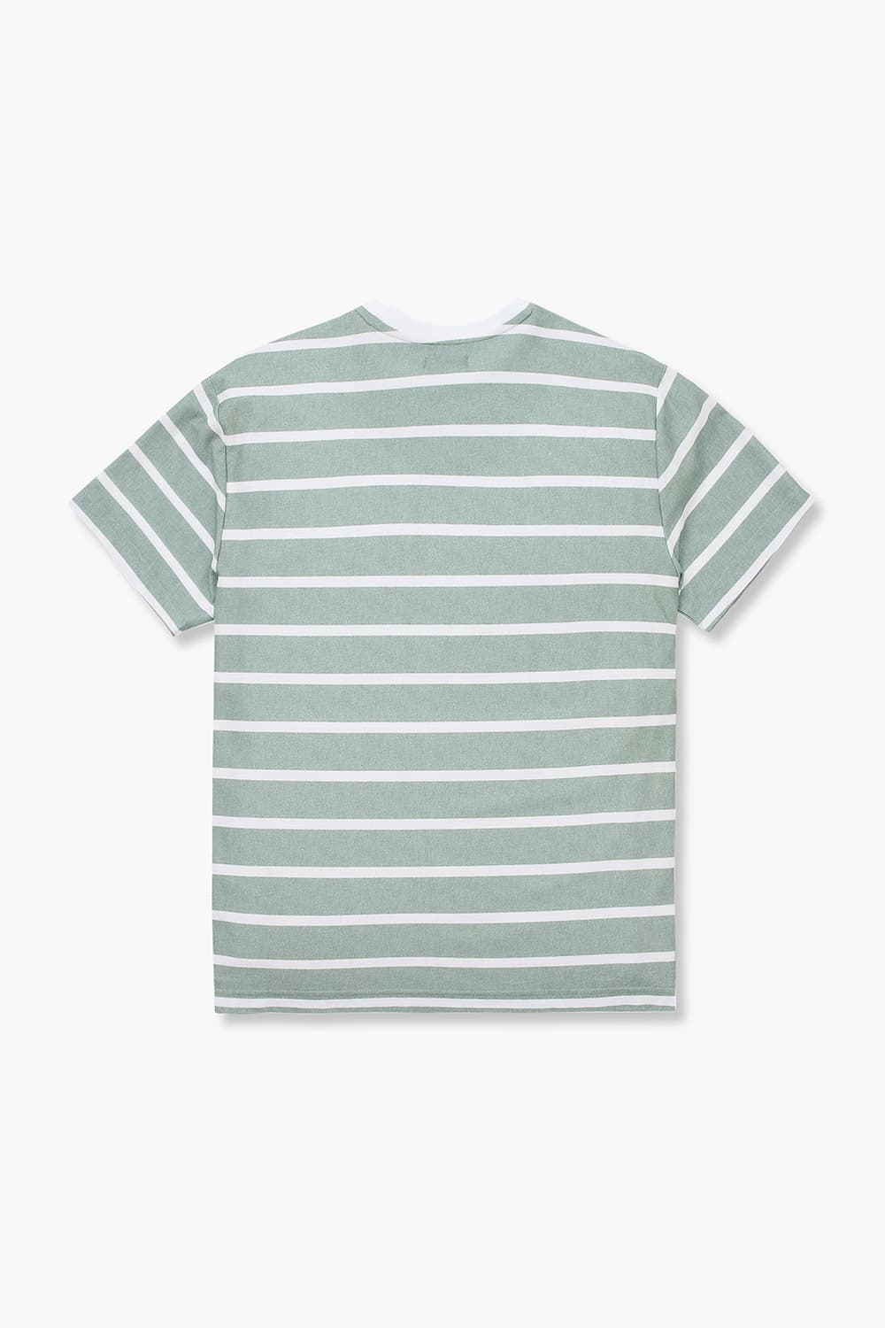 코튼 100 스트라이프 티셔츠 라이트 그린 RE4SMBAPO513R75
