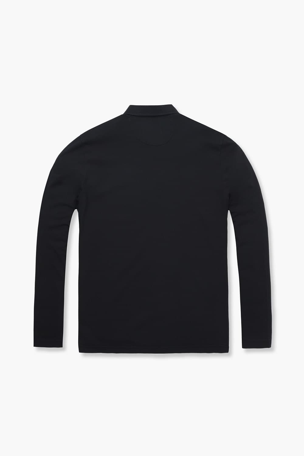 코튼 100 폴로 져지 긴팔 니트 블랙 RE4SMBAPO101R99