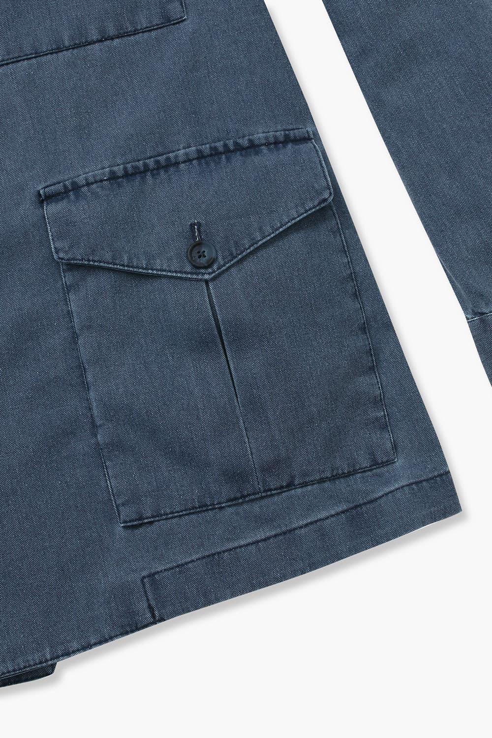 코튼 100 SAFARI 아우터 네이비 RE4SMBAOT902R64