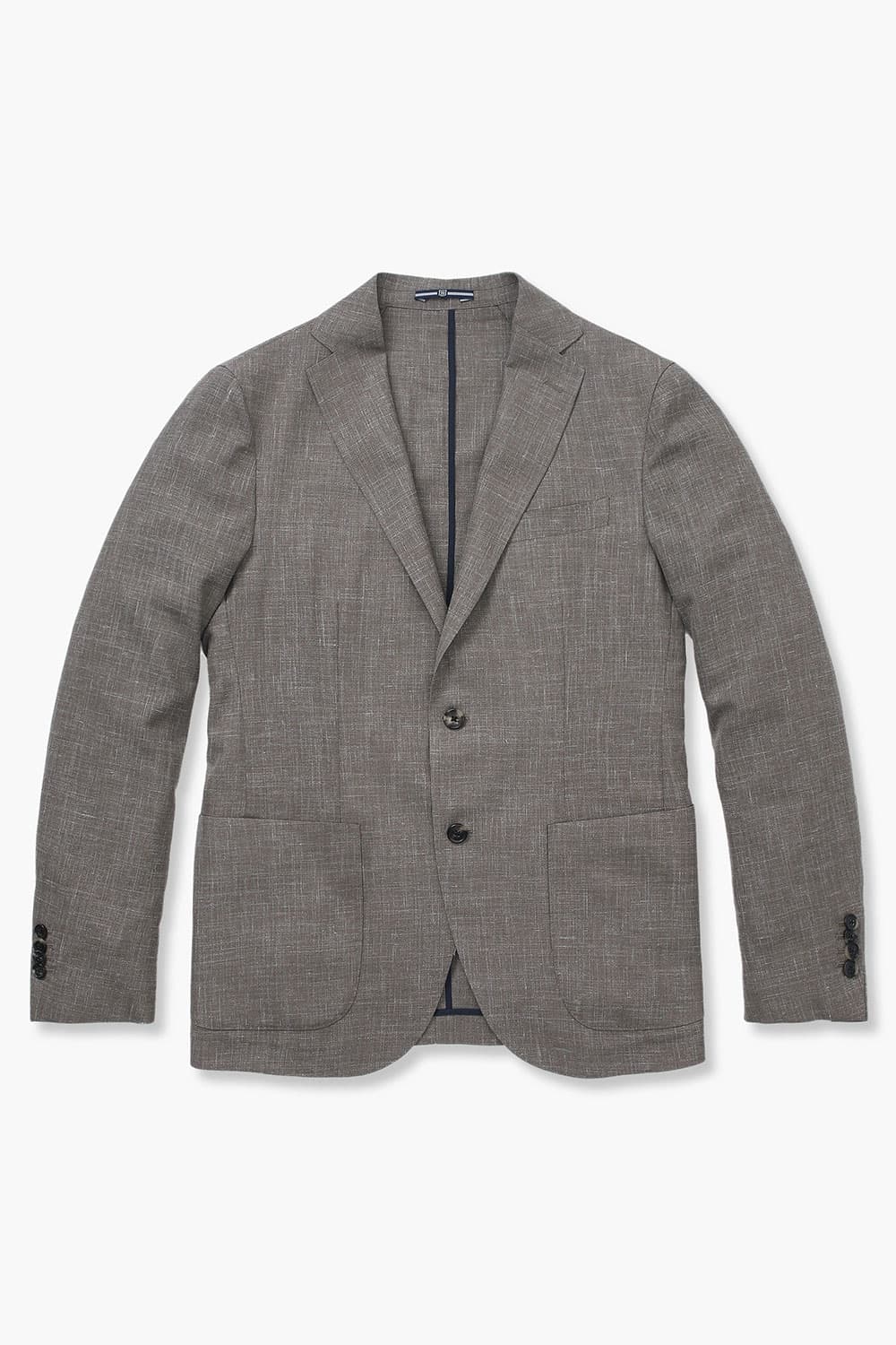 울 실크 믹스 체크 SALENTO 자켓 라이트 브라운 RE4SMBAJA204R84