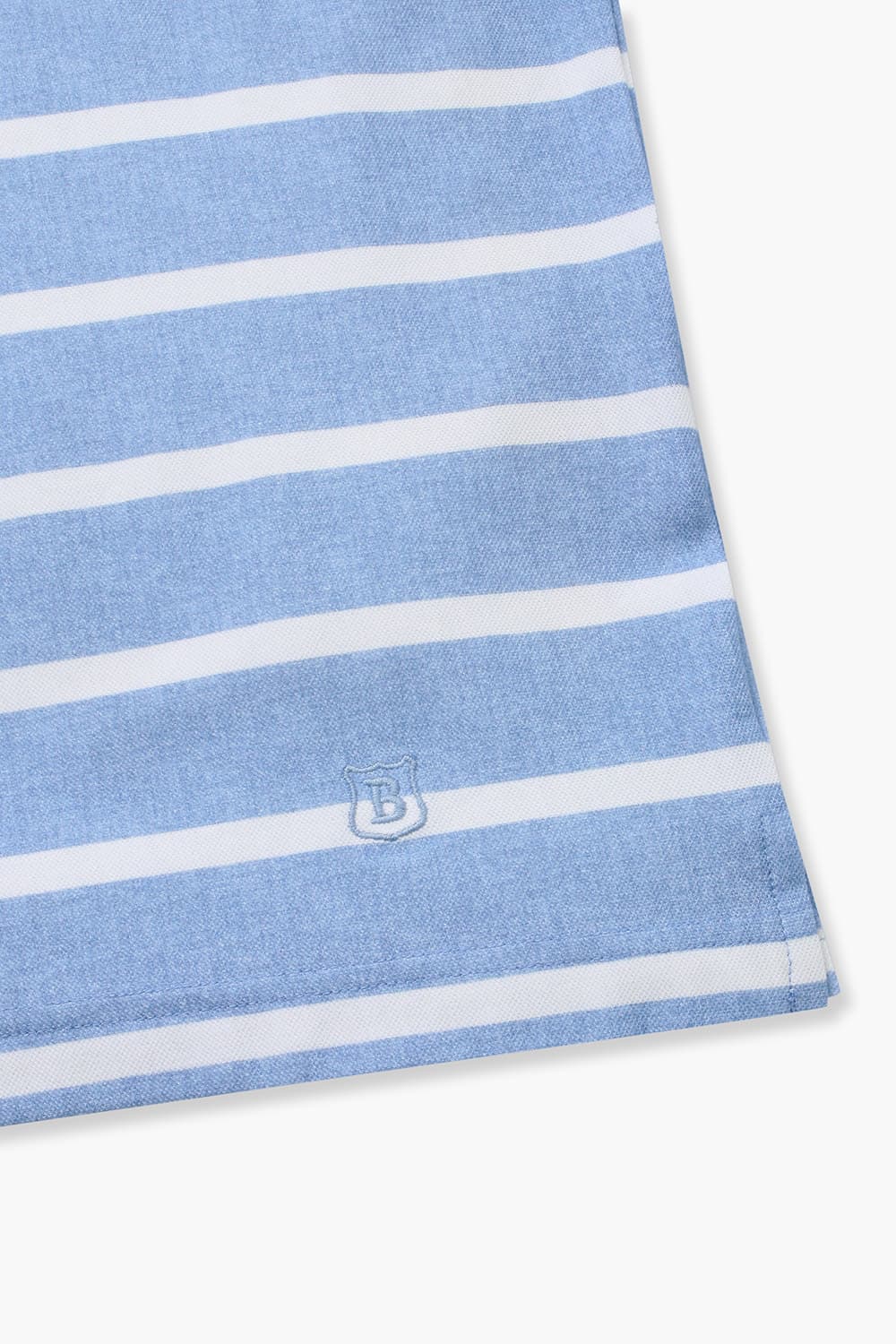 코튼 스트라이프 크루넥 반소매 티셔츠 65012P462203