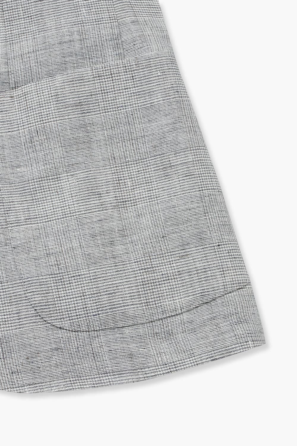 린넨 100 체크 SALENTO 자켓 그레이 RE4SMBAJA210R90