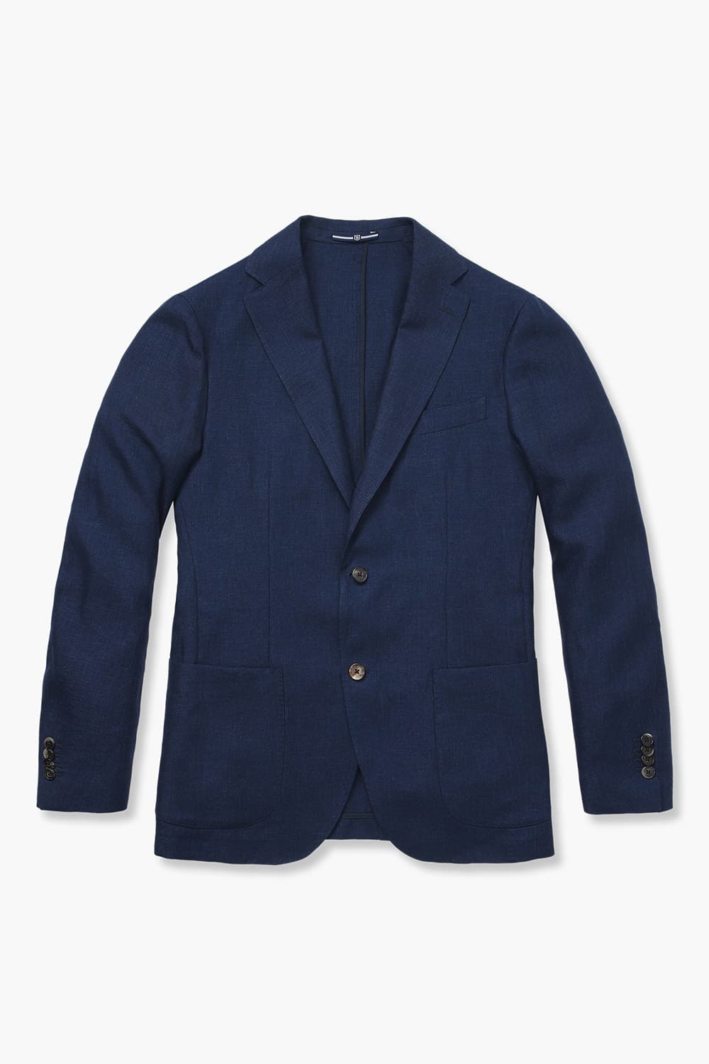 울 린넨 믹스 하운드투스 SALENTO 자켓 블루 RE4SMBAJA208R64