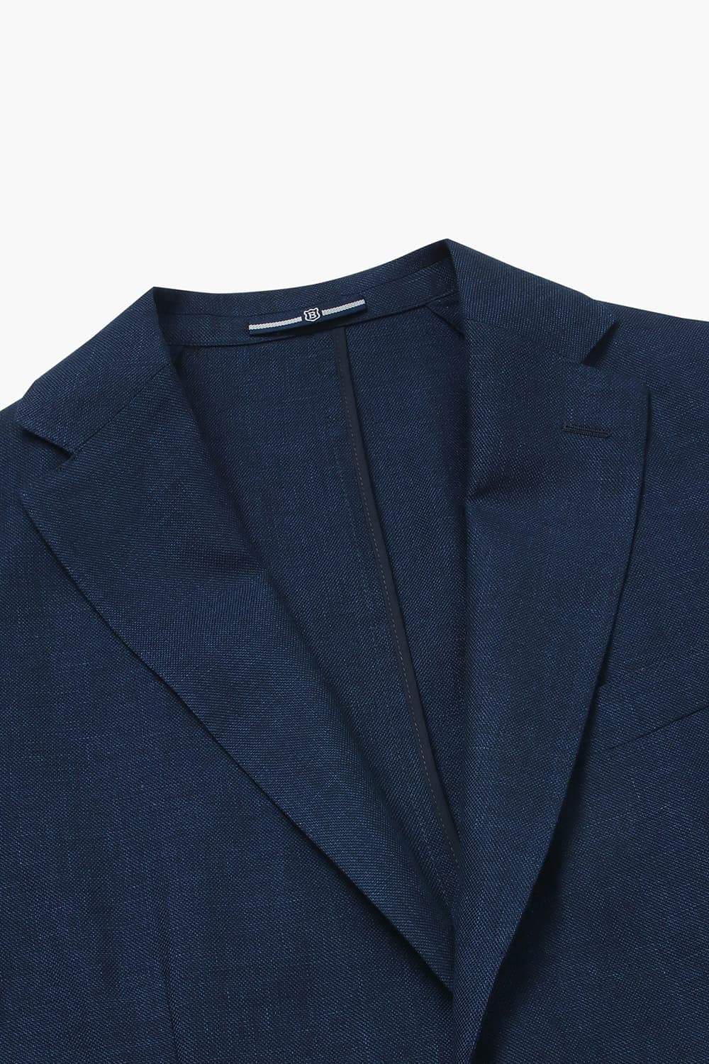 울 린넨 믹스 하운드투스 SALENTO 자켓 블루 RE4SMBAJA208R64