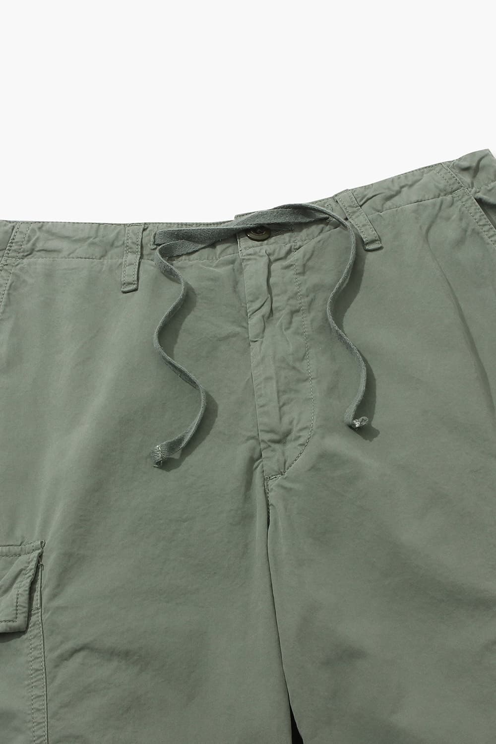 면 100 TYL 바지 그린 QE4SMHTPT009Q75