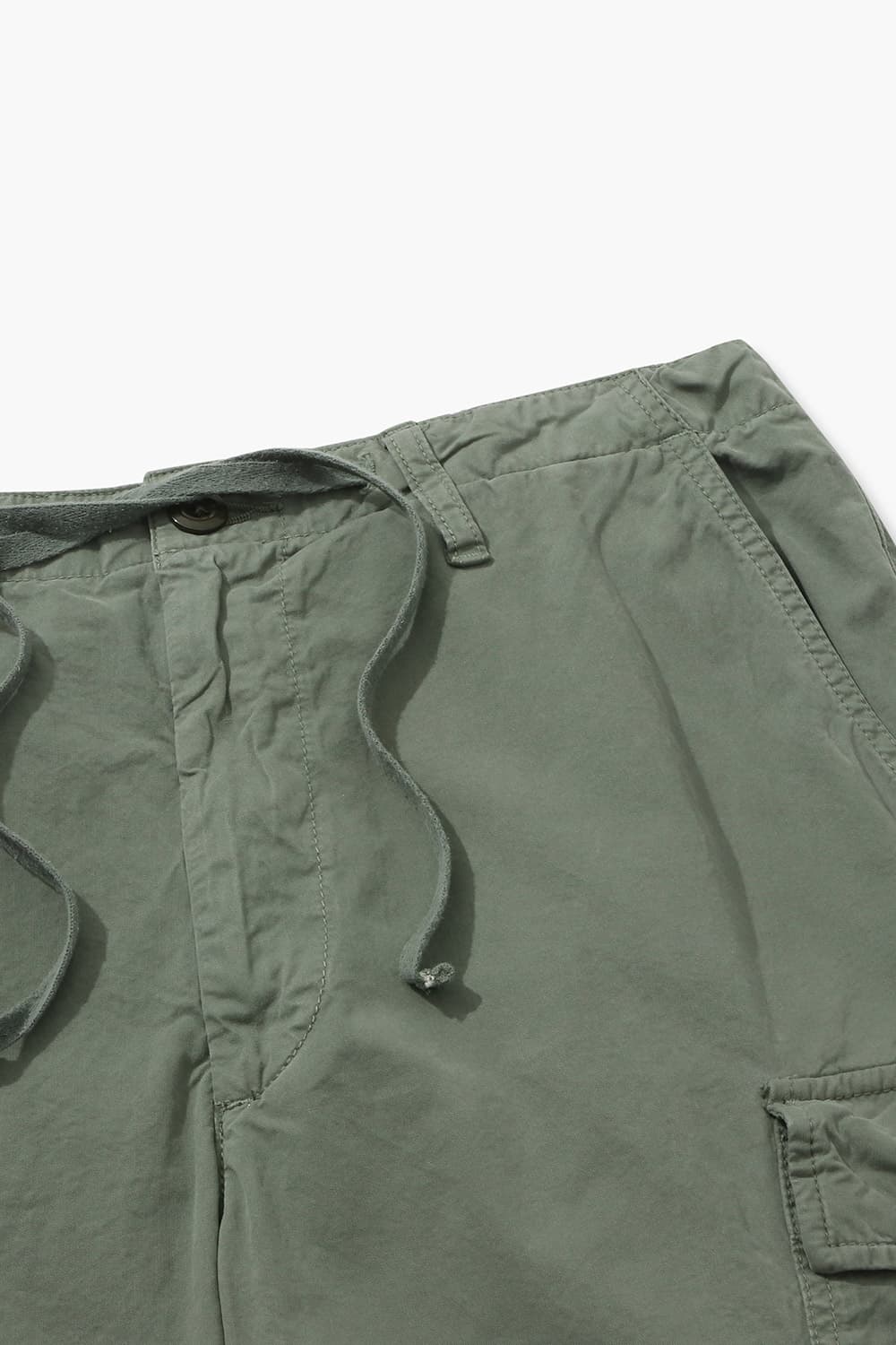 면 100 TYL 바지 그린 QE4SMHTPT009Q75