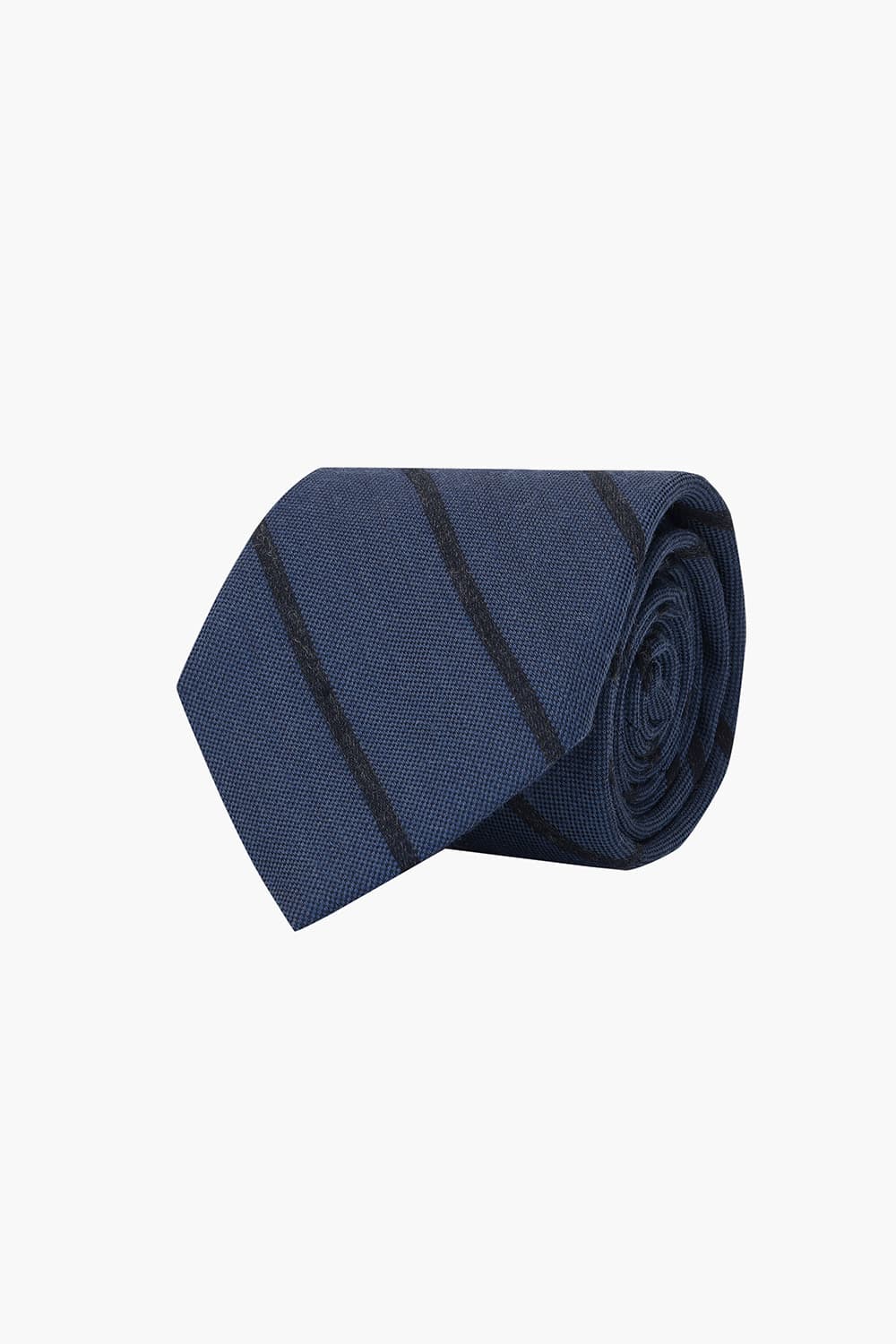 울 실크 혼방 스트라이프 넥타이 02112H903904
