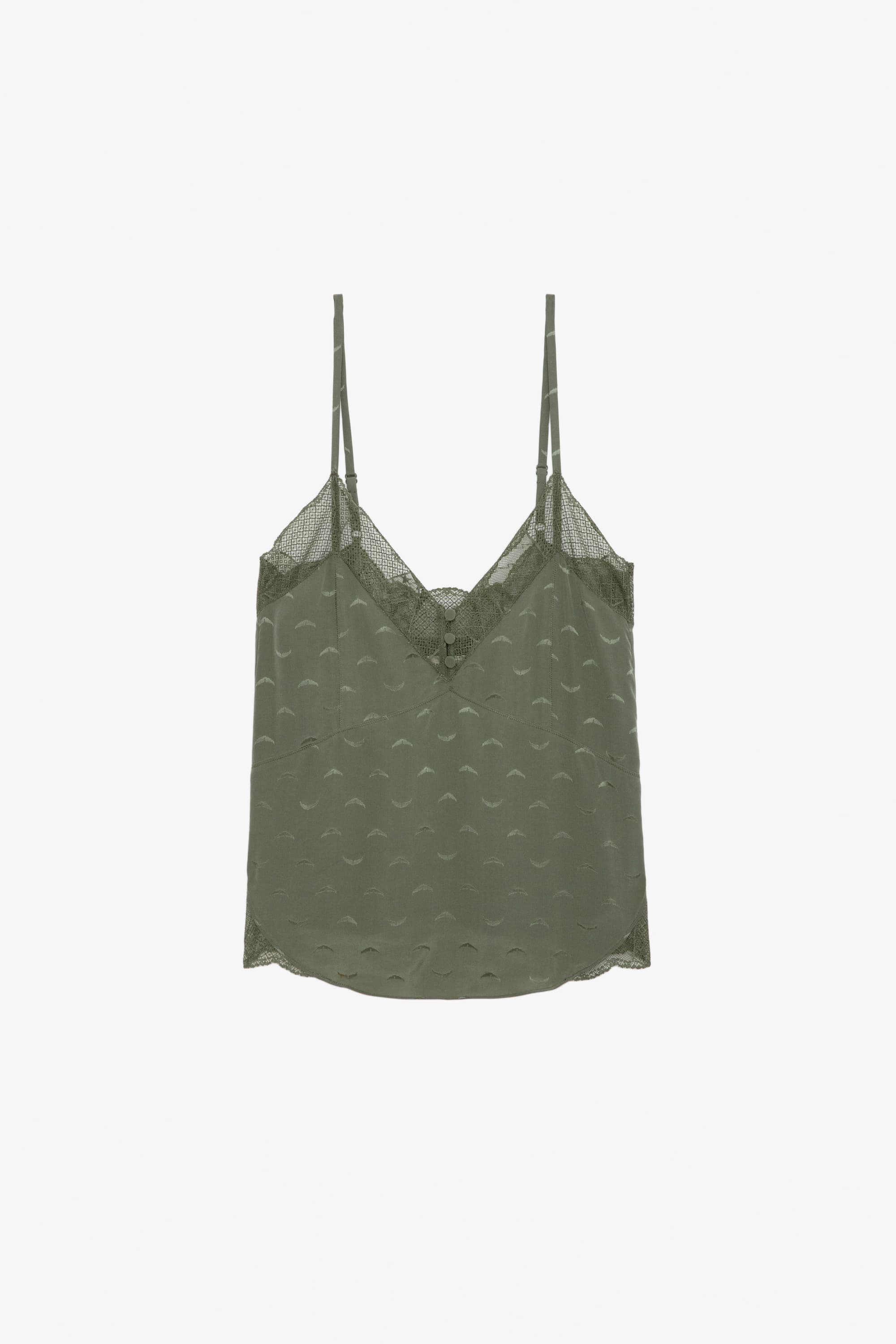 Cyoko Jacquard Silk Camisole