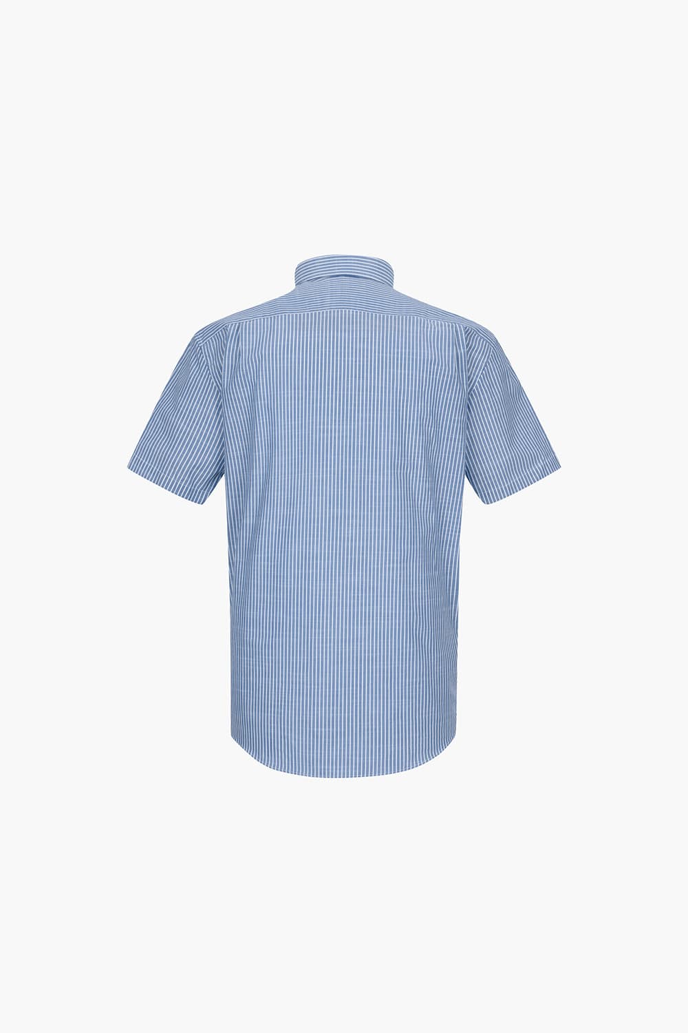 슬럽 스트라이프 708 비즈니스 반팔 셔츠 블루 SE3MM12HS708SBU