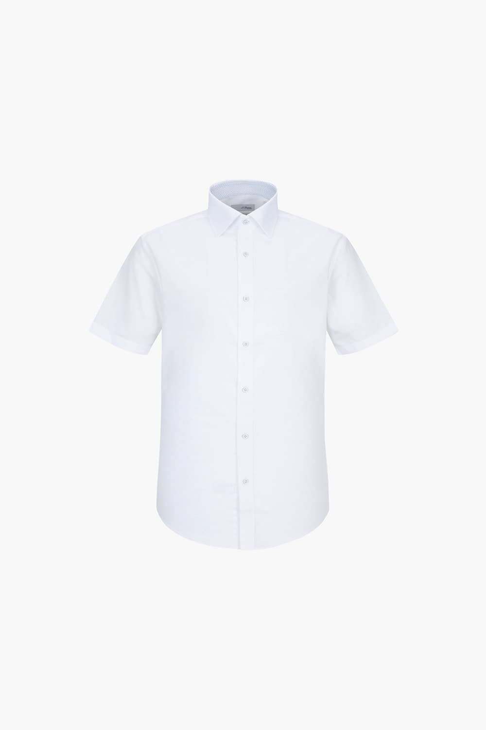 스트레치 배색 765 컴포터블 반팔 셔츠 화이트 SE3MM22HS756SWH