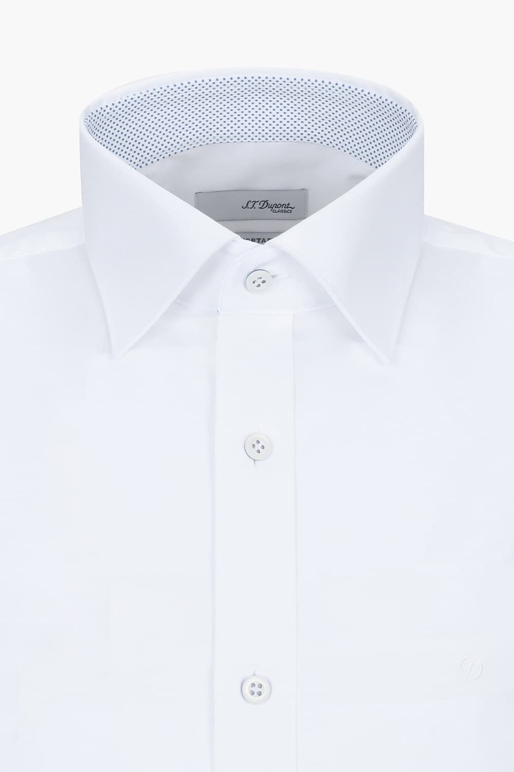 스트레치 배색 765 컴포터블 반팔 셔츠 화이트 SE3MM22HS756SWH