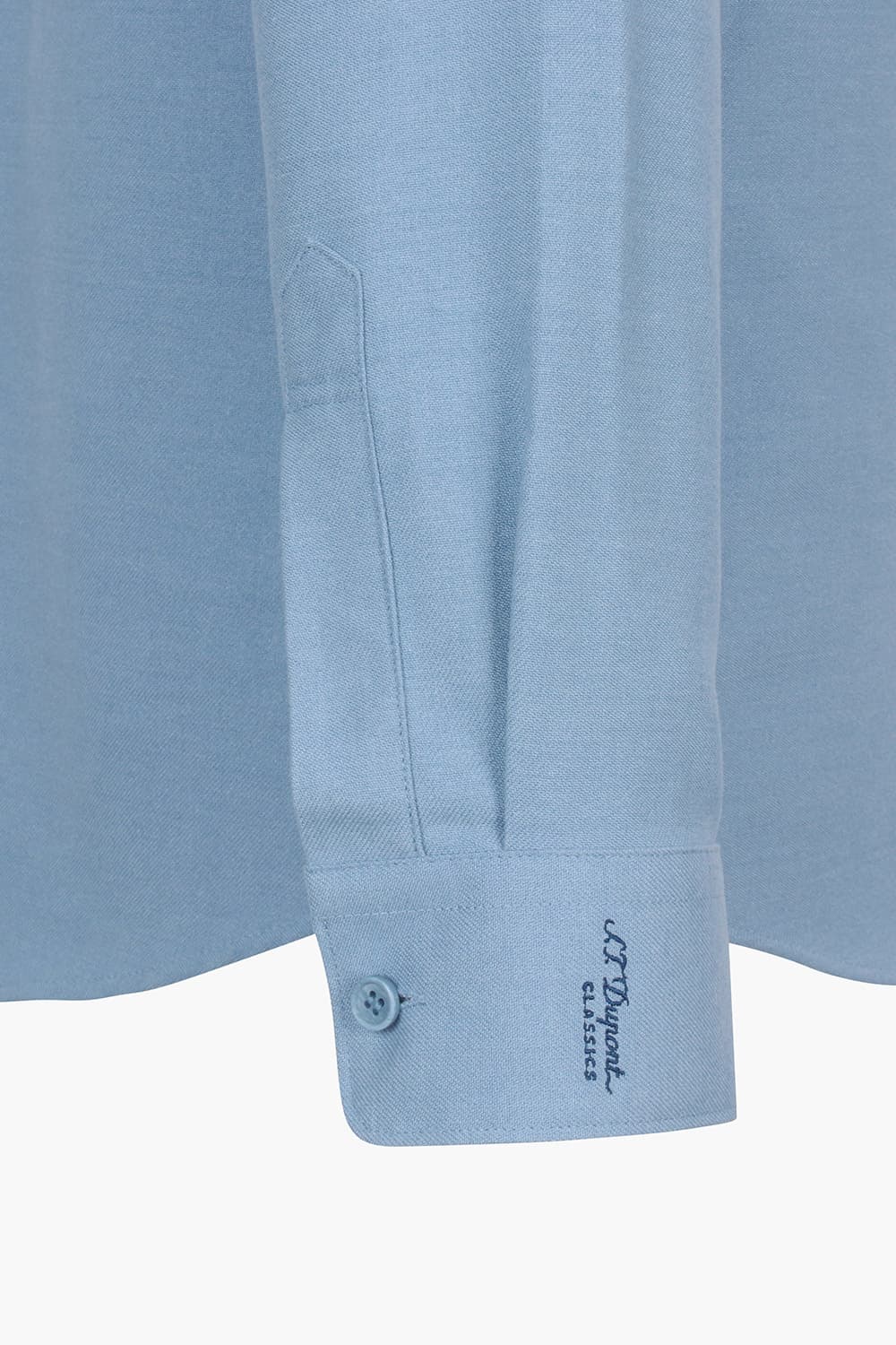 솔리드 기모 트리콜로르 956 컴포터블(뉴 캐주얼 핏) 셔츠 블루 SE4FM22LS956SBU