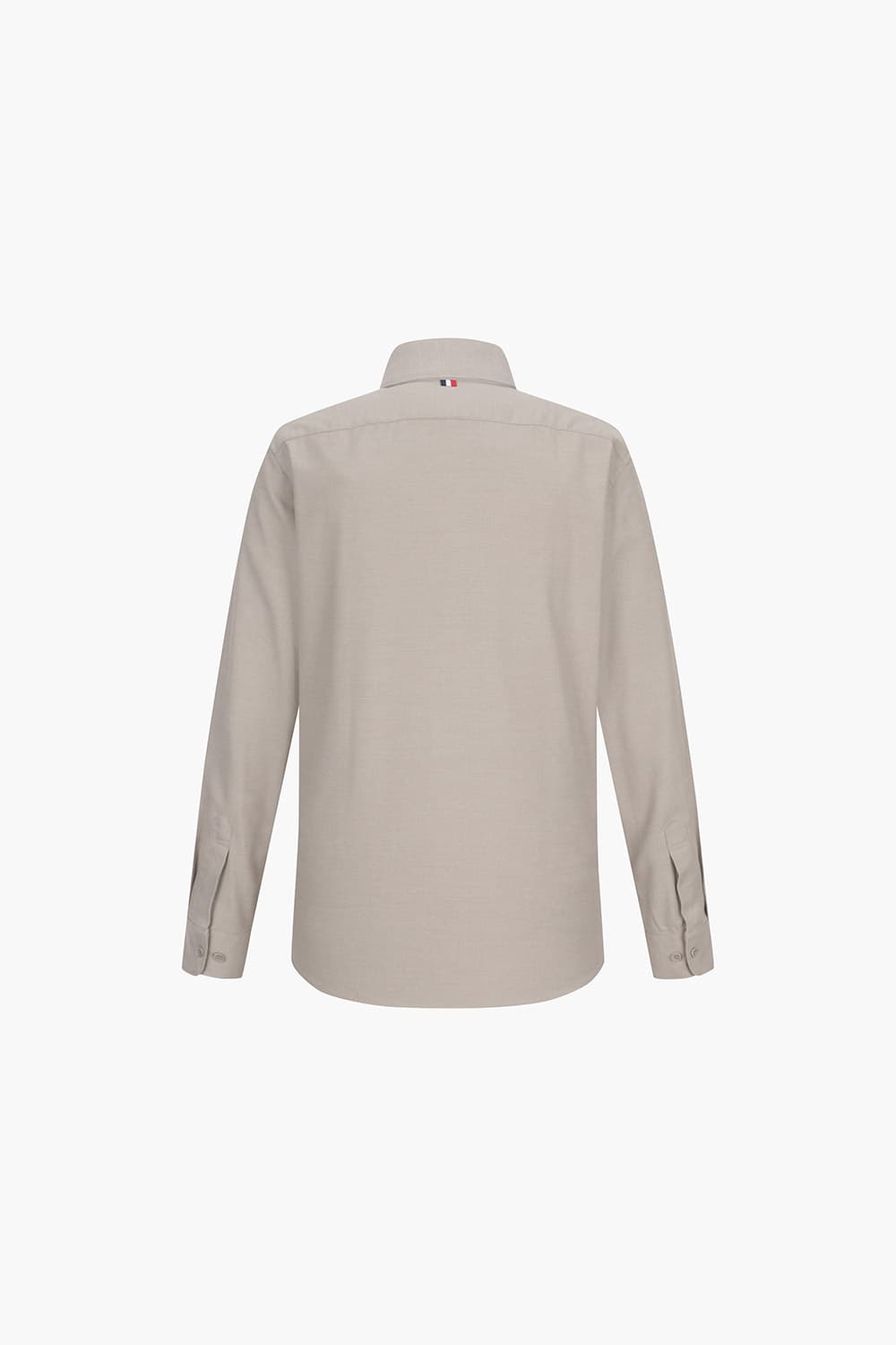 솔리드 기모 트리콜로르 956 컴포터블(뉴 캐주얼 핏) 셔츠 베이지 SE4FM22LS956SBE