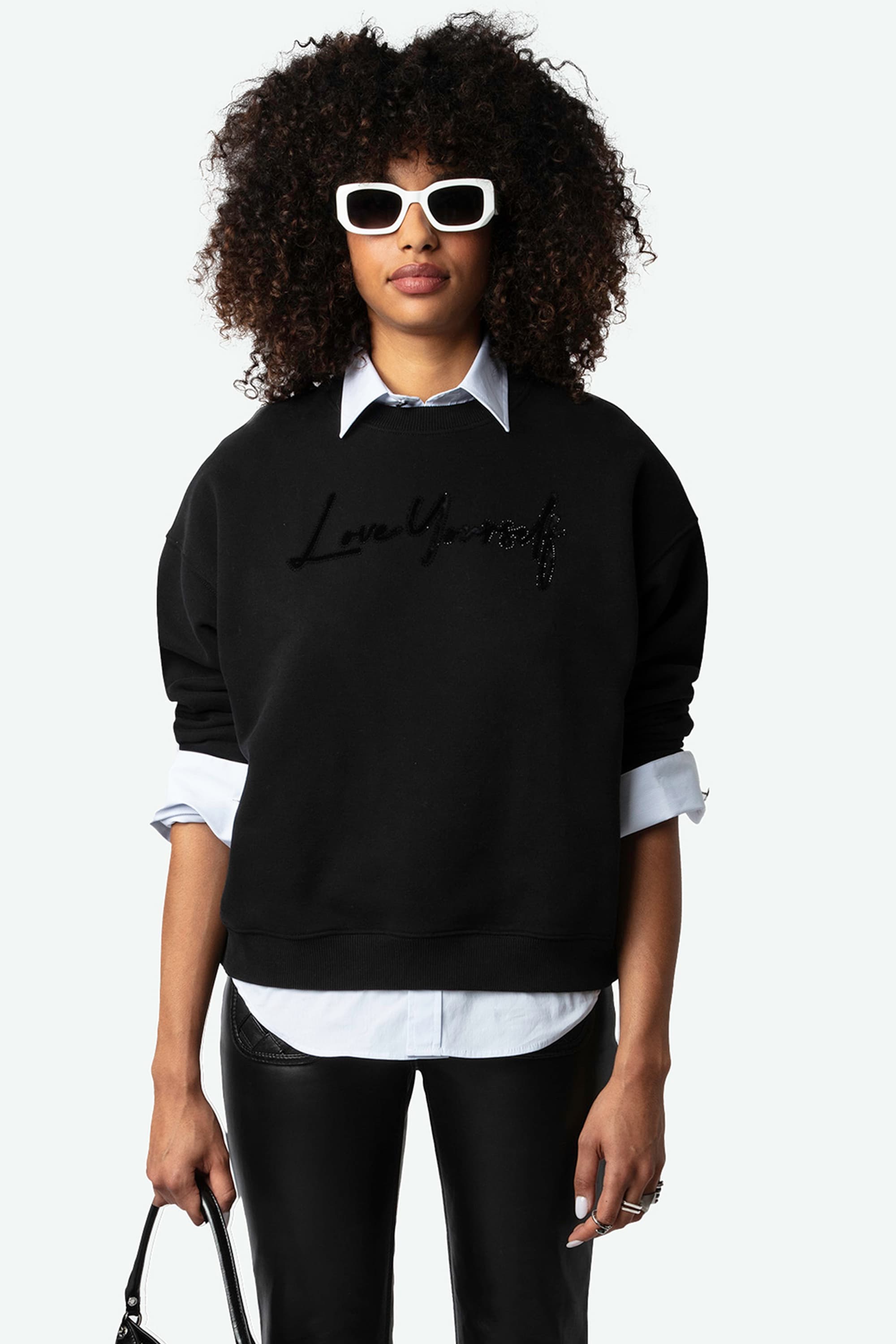 Oscar Love Yourself Strass Sweatshirt