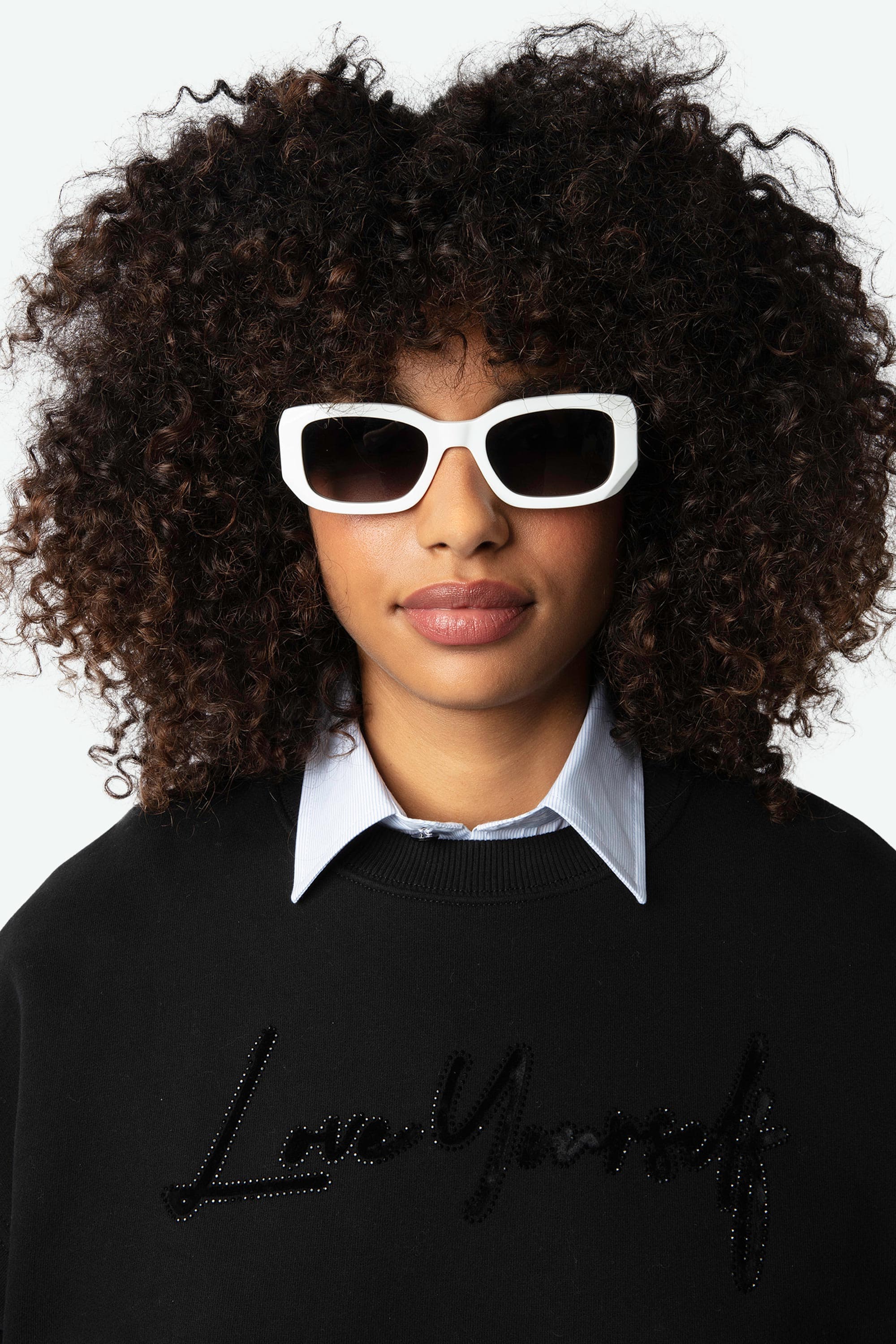 Oscar Love Yourself Strass Sweatshirt