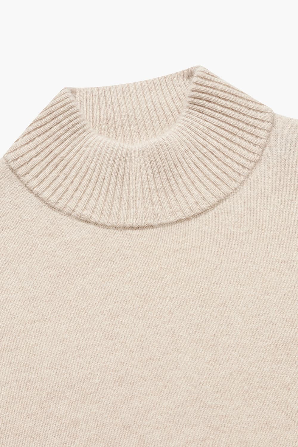 캐시미어 100 MOCK 니트 베이지 RE4FMMAKN804R15