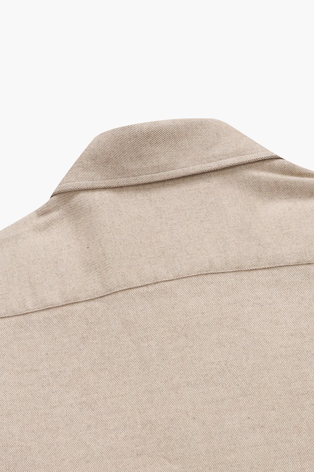 코튼 100 SOLID TWILL 셔츠 라이트 브라운 RE4FMBASH304R80