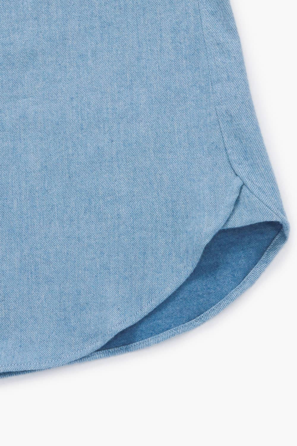 코튼 100 SOLID TWILL 셔츠 블루 RE4FMBASH304R63