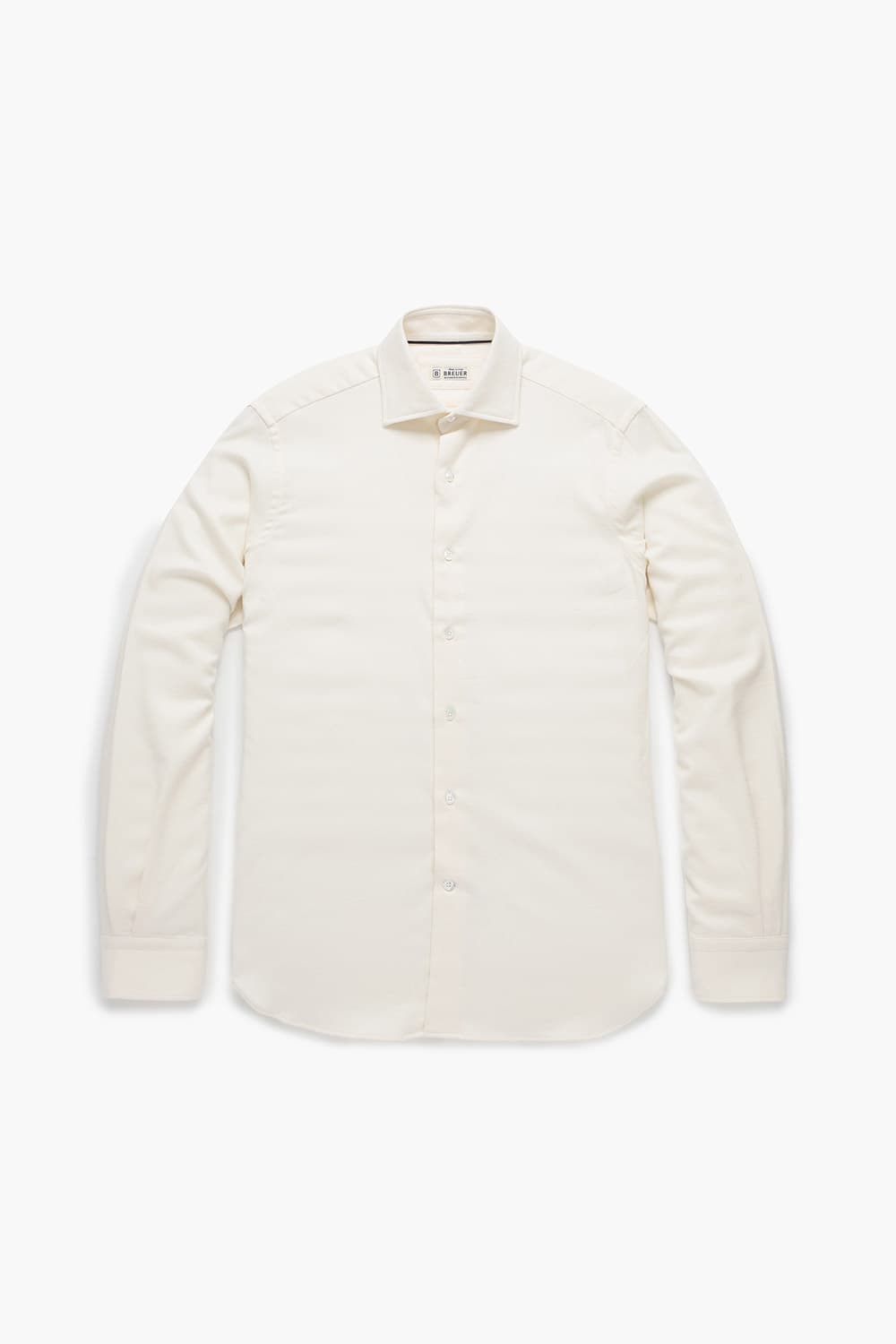 코튼 100 SOLID TWILL 셔츠 아이보리 RE4FMBASH304R10