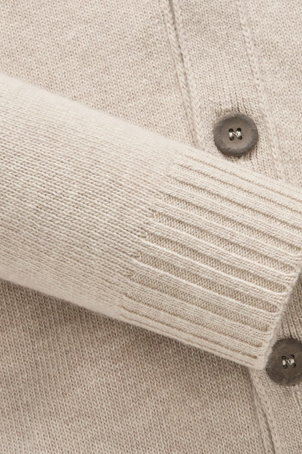 울 100 GILET 니트 라이트 브라운 RE4FMBAKN104R80