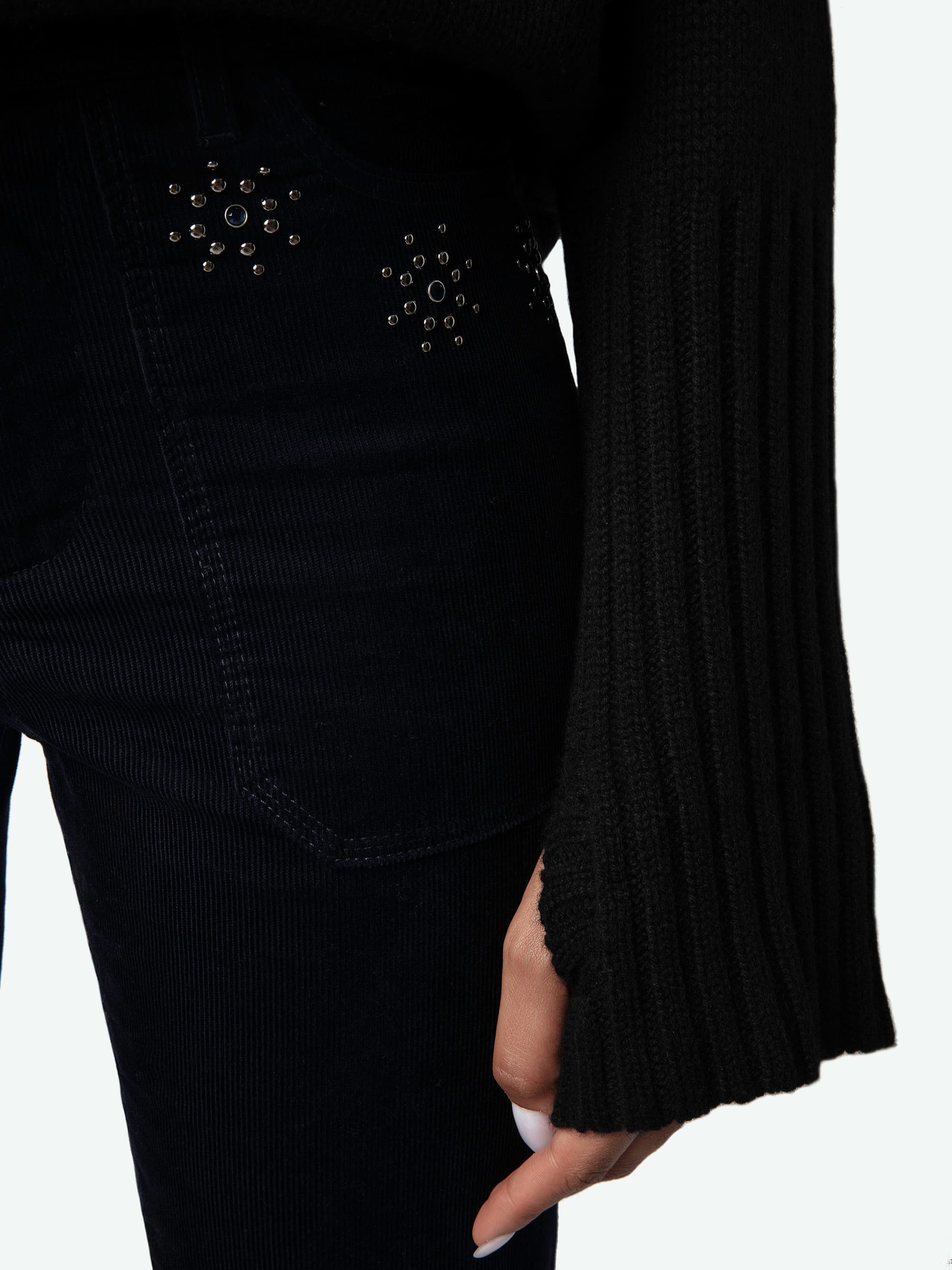 Pista Corduroy Studs Pants