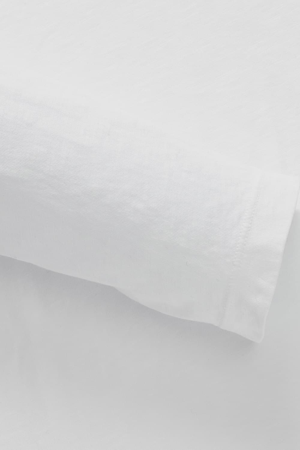 코튼 100 HENLEY LS 티셔츠 화이트 QE4FMHTTE101Q01