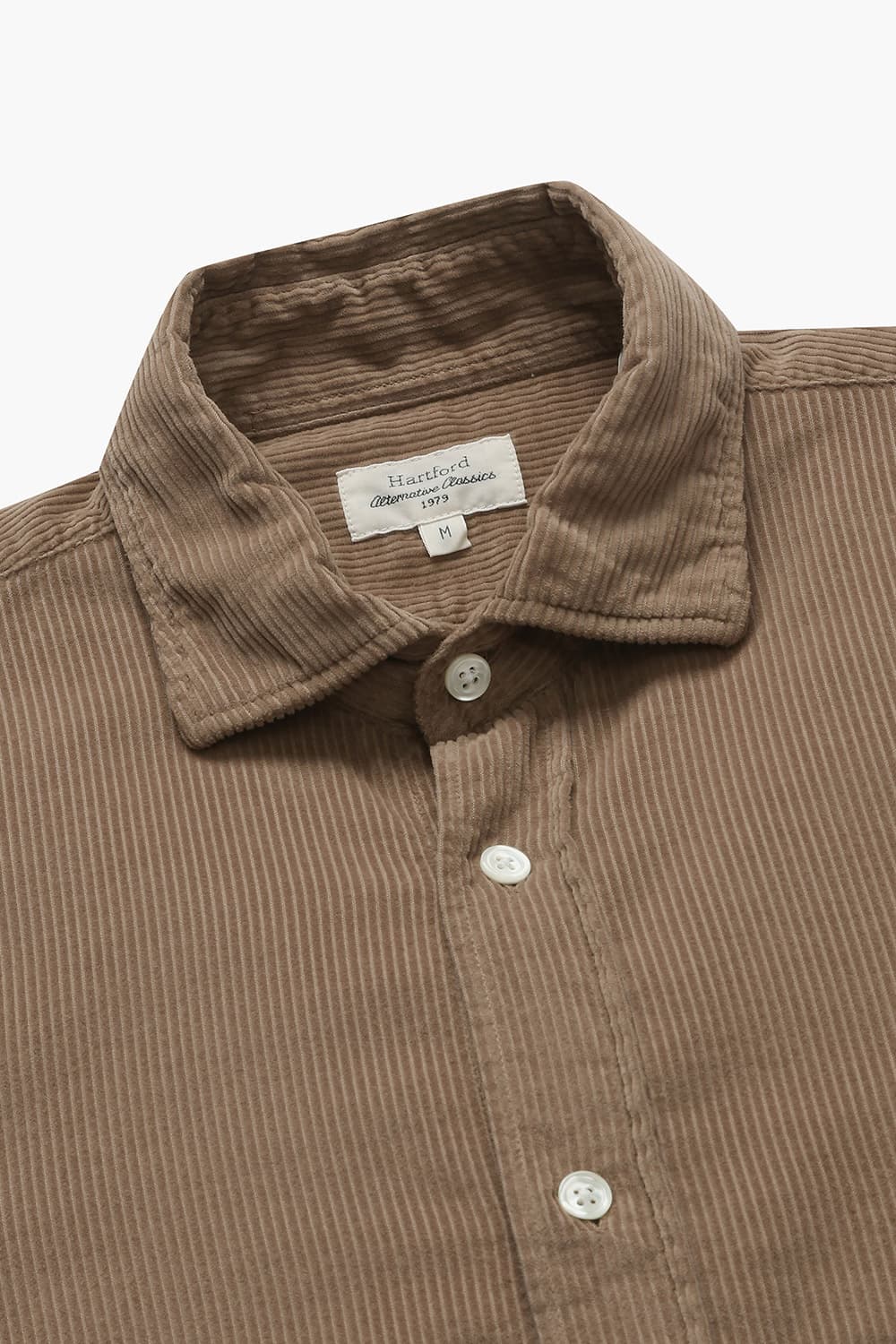 코튼 100 PAUL PAT 셔츠 브라운 QE4FMHTSH106Q86